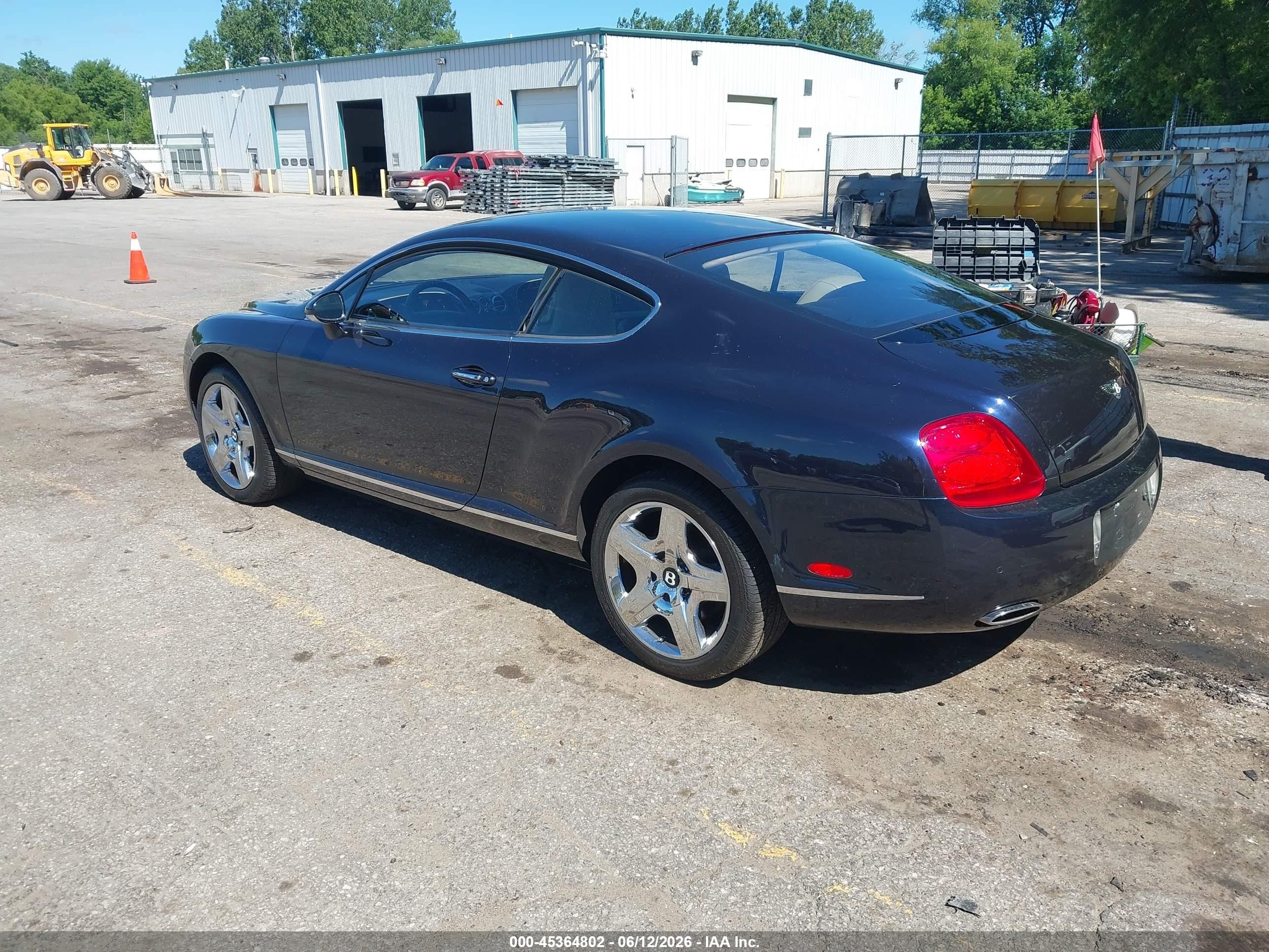 2005 Bentley Continental Gt   Blue vin: SCBCR63W15C025889