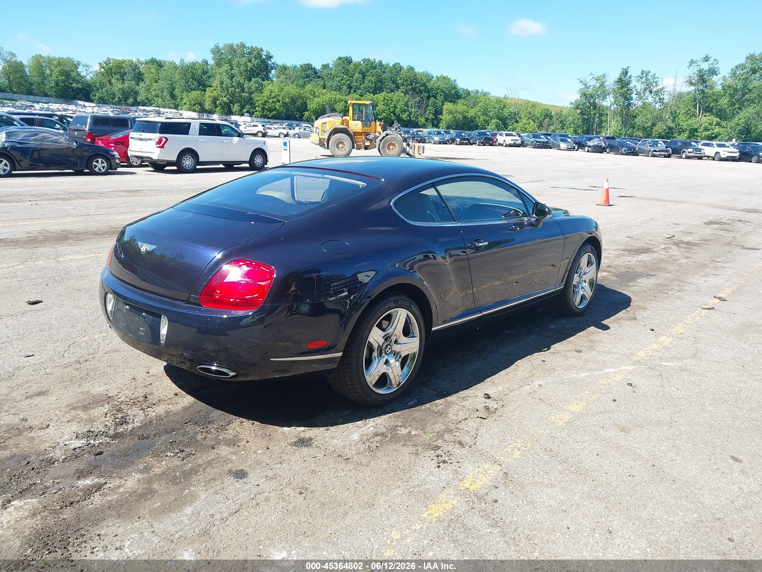 2005 Bentley Continental Gt   Blue vin: SCBCR63W15C025889