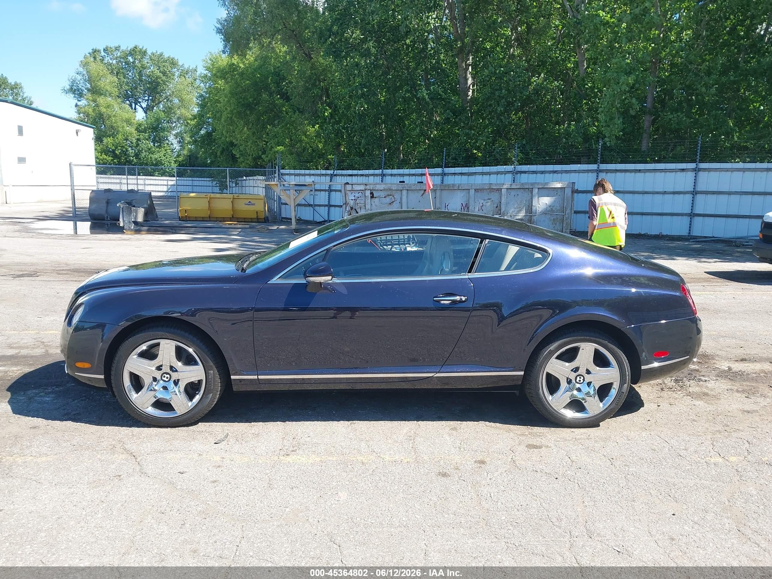 2005 Bentley Continental Gt   Blue vin: SCBCR63W15C025889