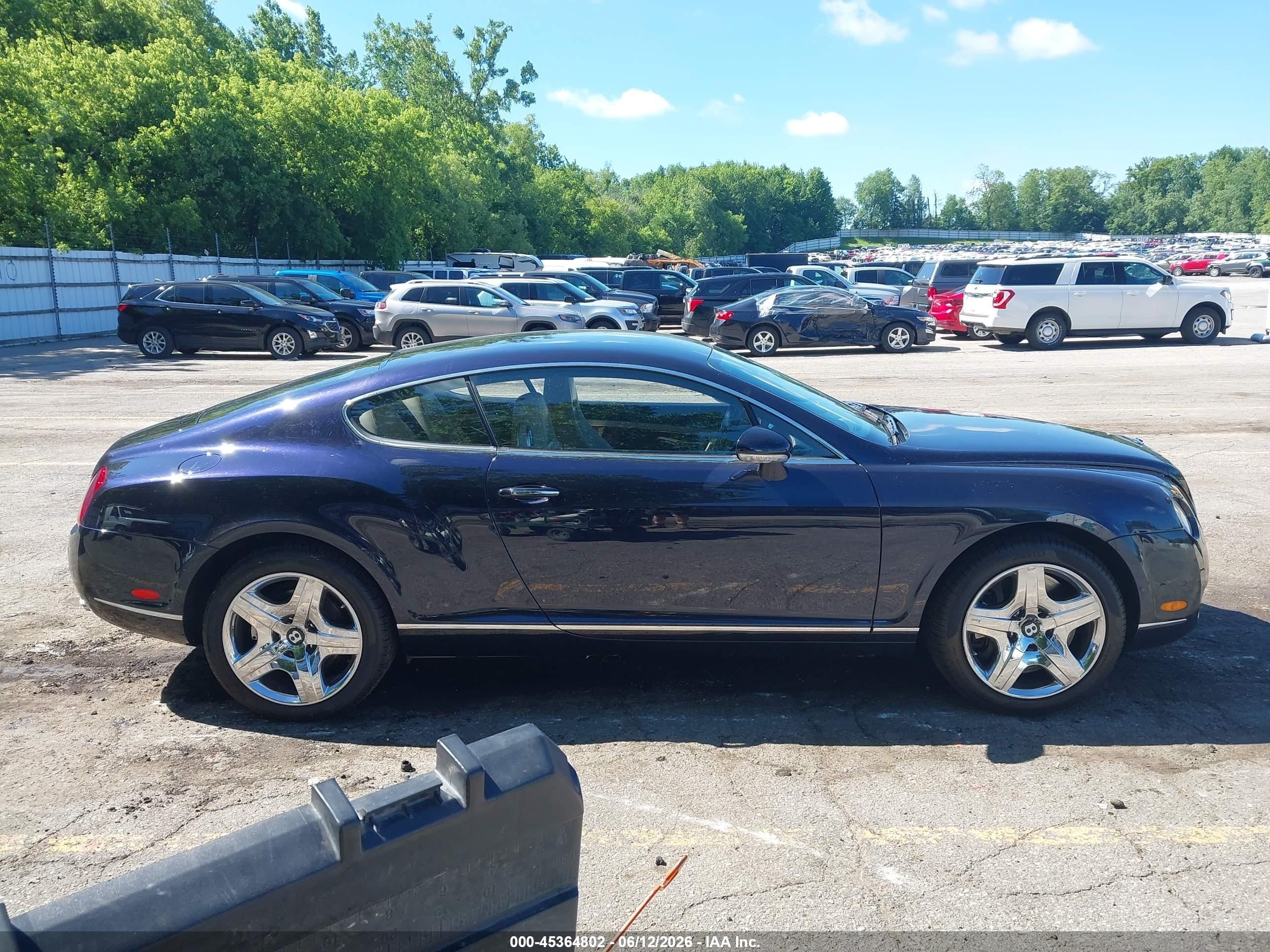 2005 Bentley Continental Gt   Blue vin: SCBCR63W15C025889
