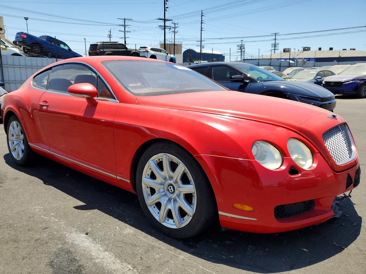 2005 Bentley Continental Gt Red vin: SCBCR63W15C027223