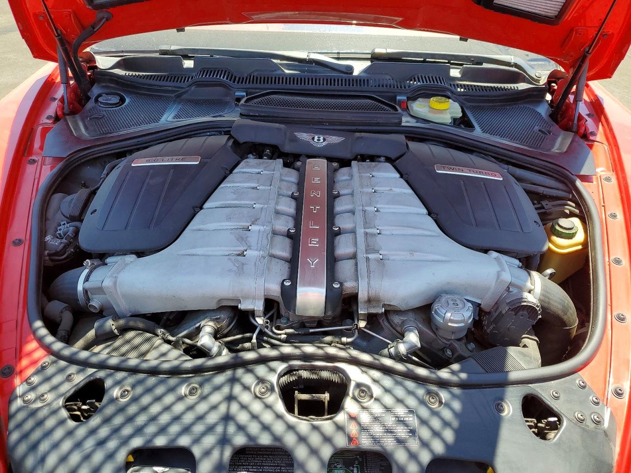 2005 Bentley Continental Gt Red vin: SCBCR63W15C027223