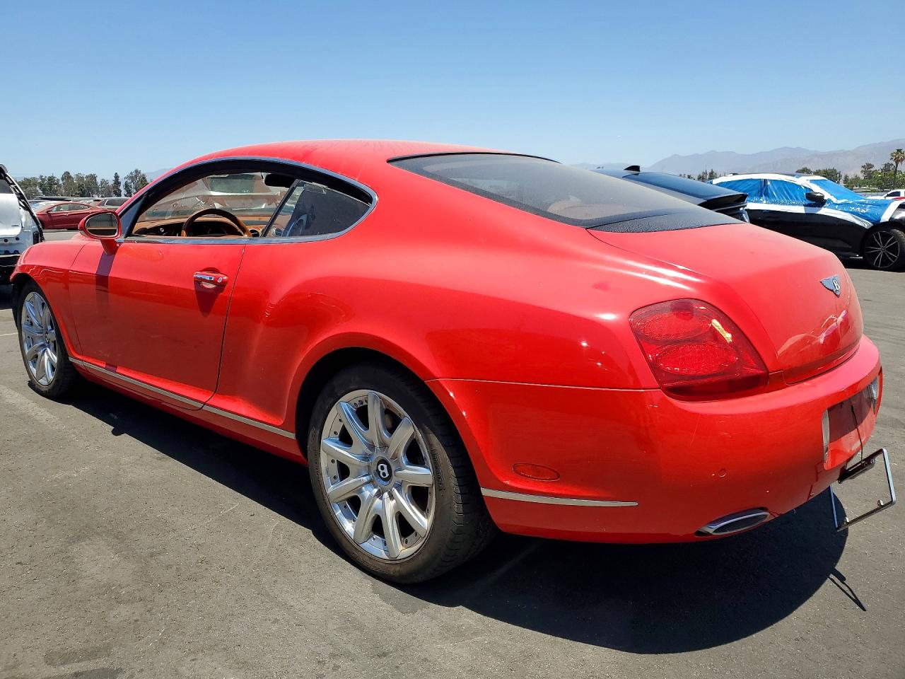 2005 Bentley Continental Gt Red vin: SCBCR63W15C027223