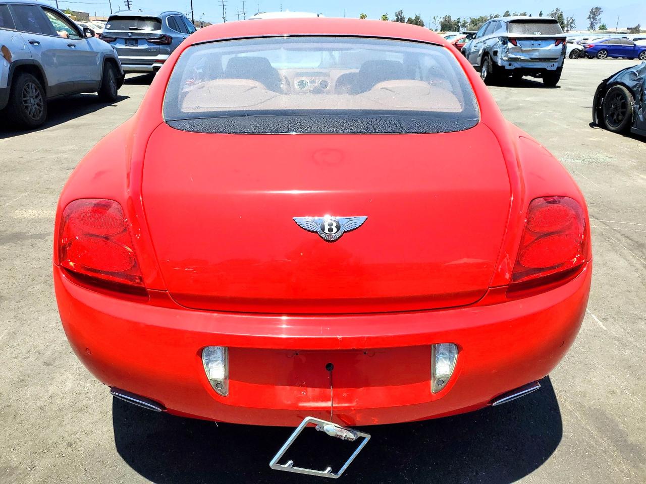 2005 Bentley Continental Gt Red vin: SCBCR63W15C027223