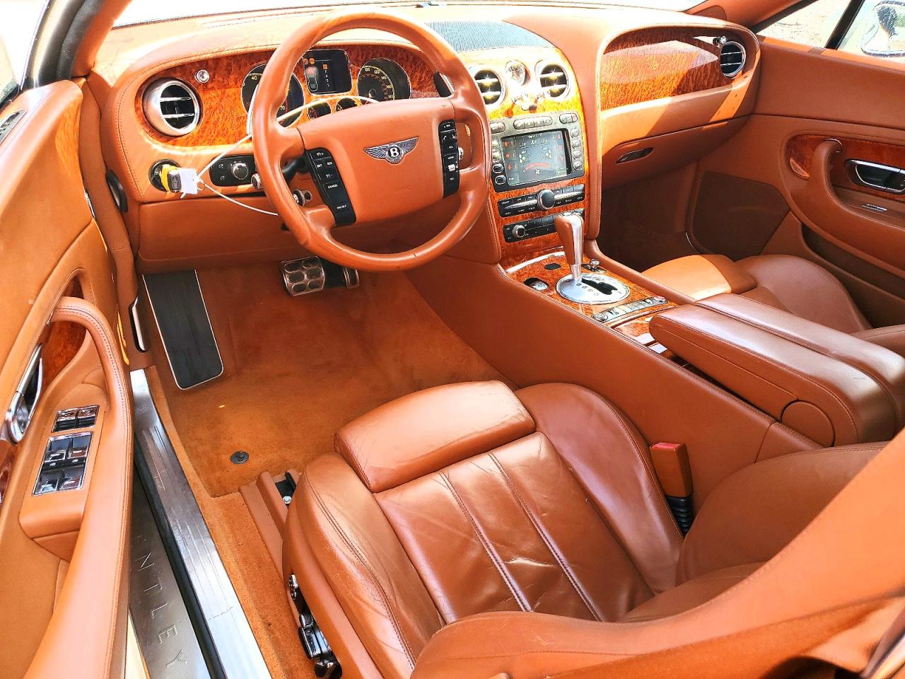 2005 Bentley Continental Gt White vin: SCBCR63W15C027500