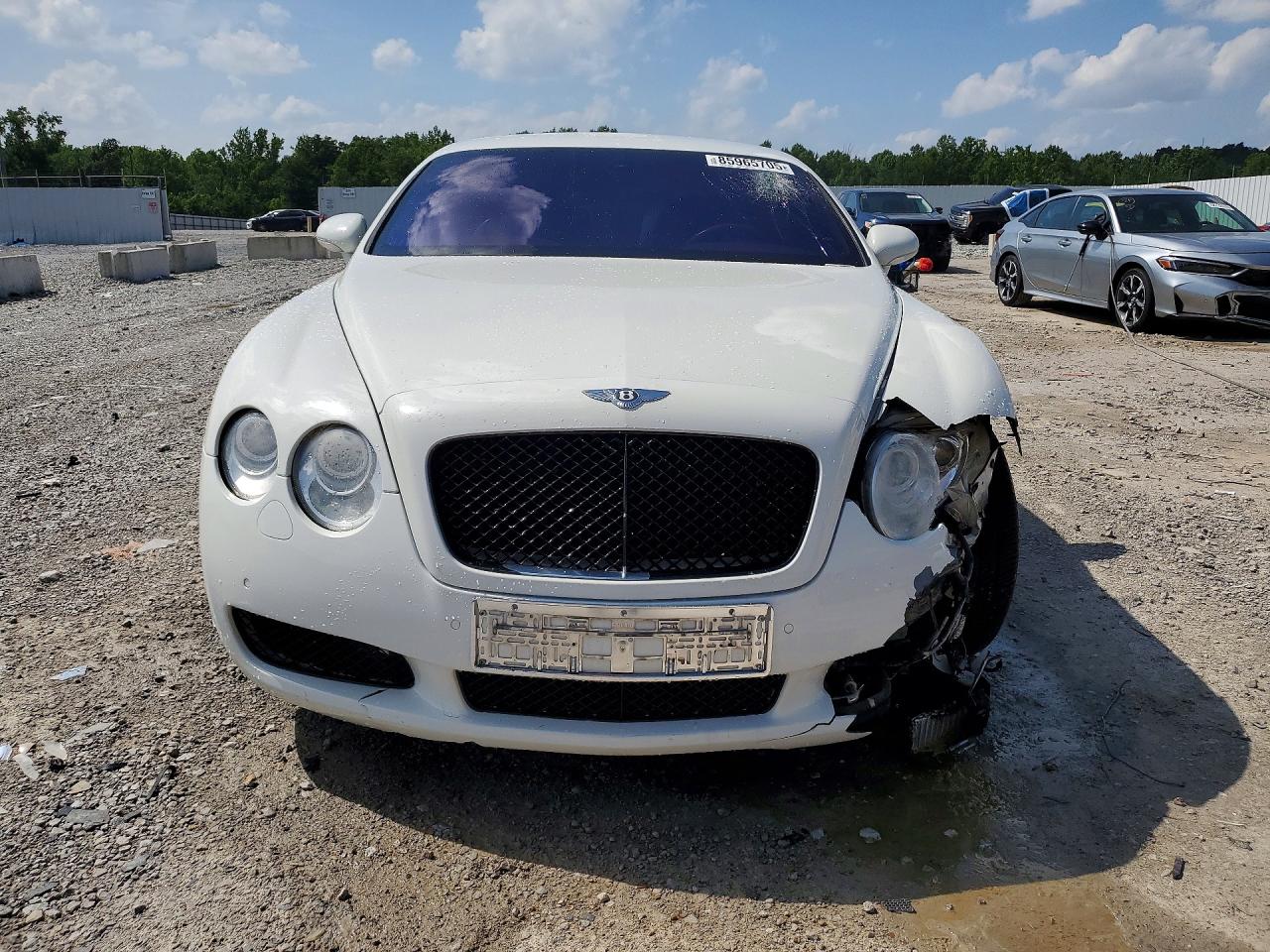 2005 Bentley Continental Gt White vin: SCBCR63W15C027500