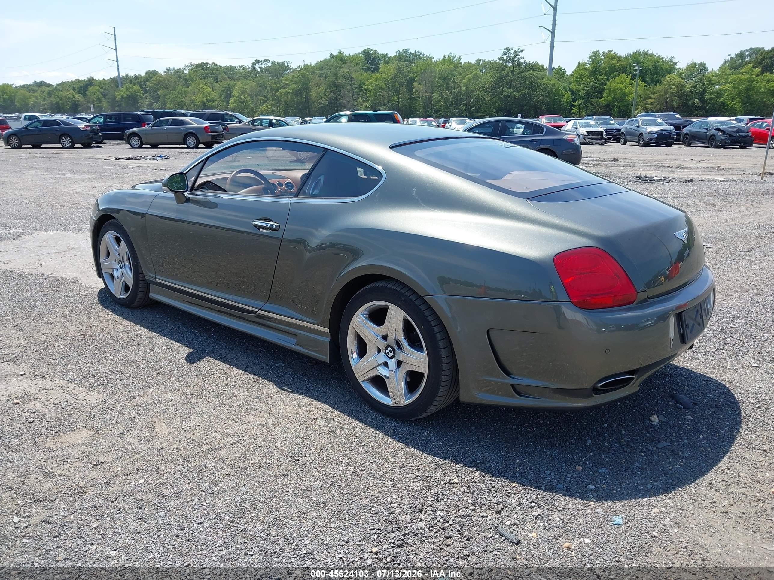 2005 Bentley Continental Gt   Серый vin: SCBCR63W45C024347