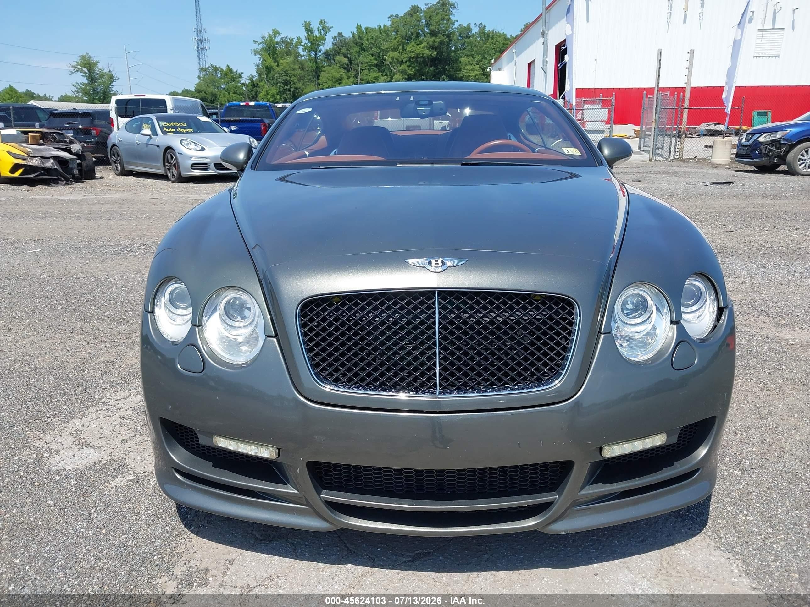 2005 Bentley Continental Gt   Серый vin: SCBCR63W45C024347