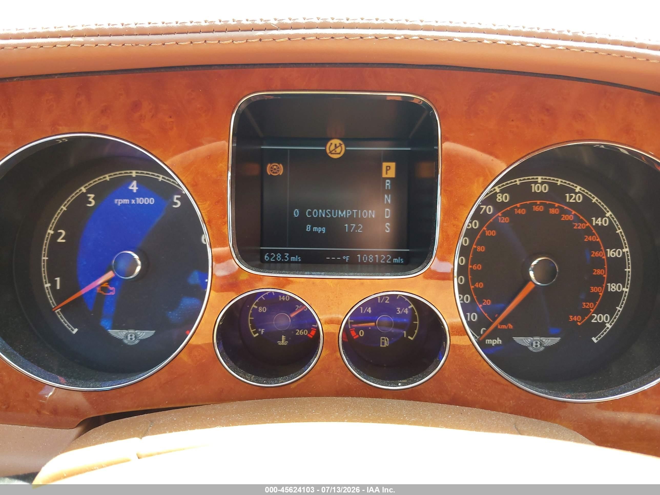 2005 Bentley Continental Gt   Серый vin: SCBCR63W45C024347