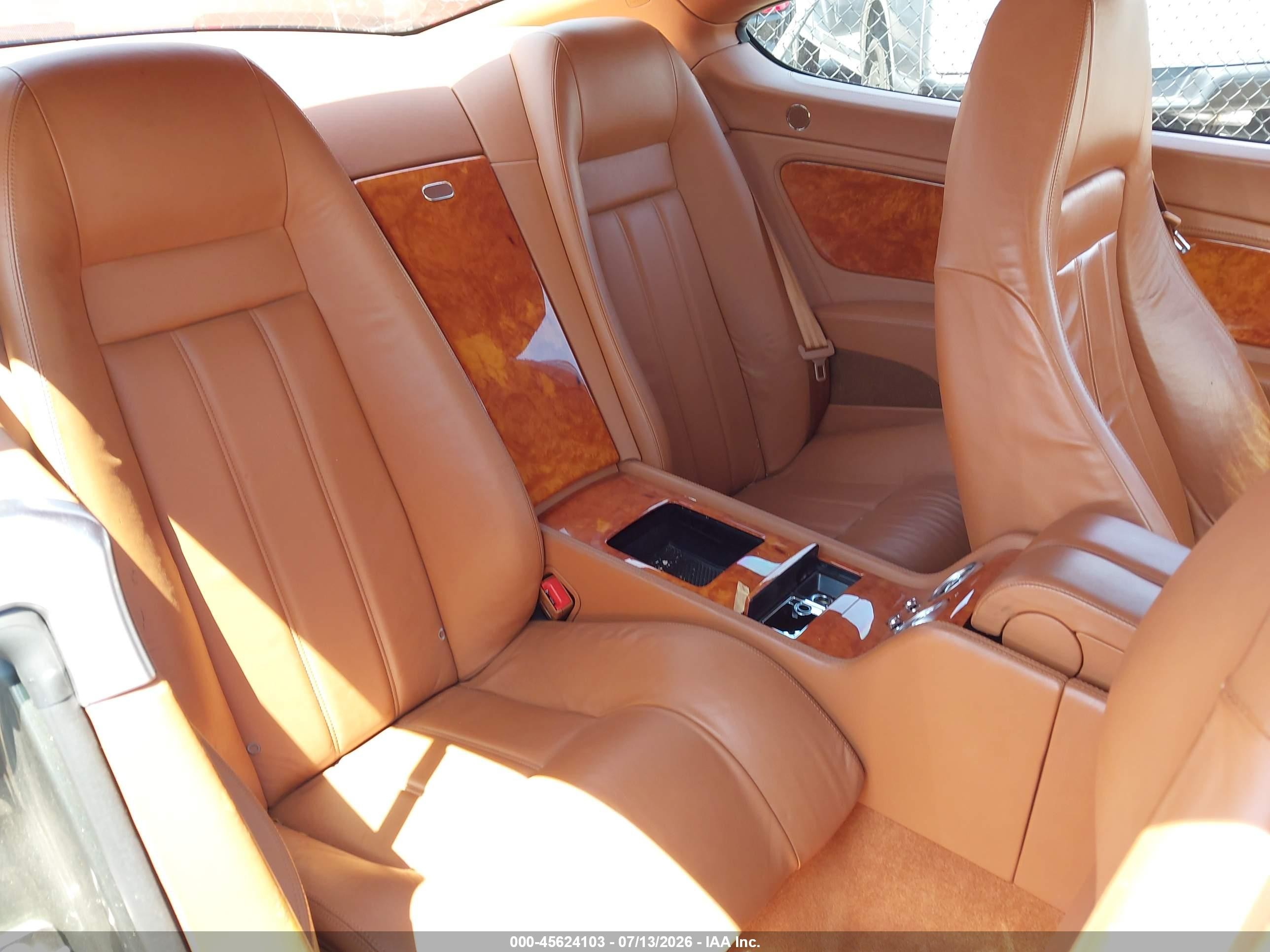 2005 Bentley Continental Gt   Серый vin: SCBCR63W45C024347