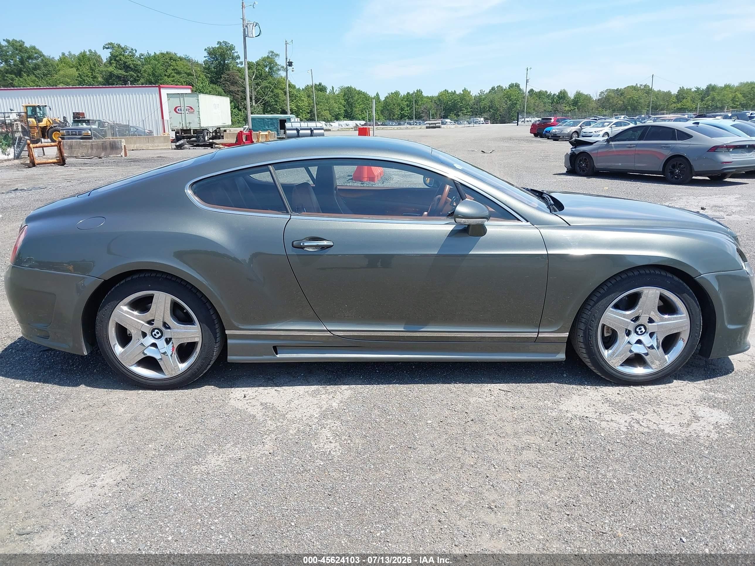 2005 Bentley Continental Gt   Серый vin: SCBCR63W45C024347