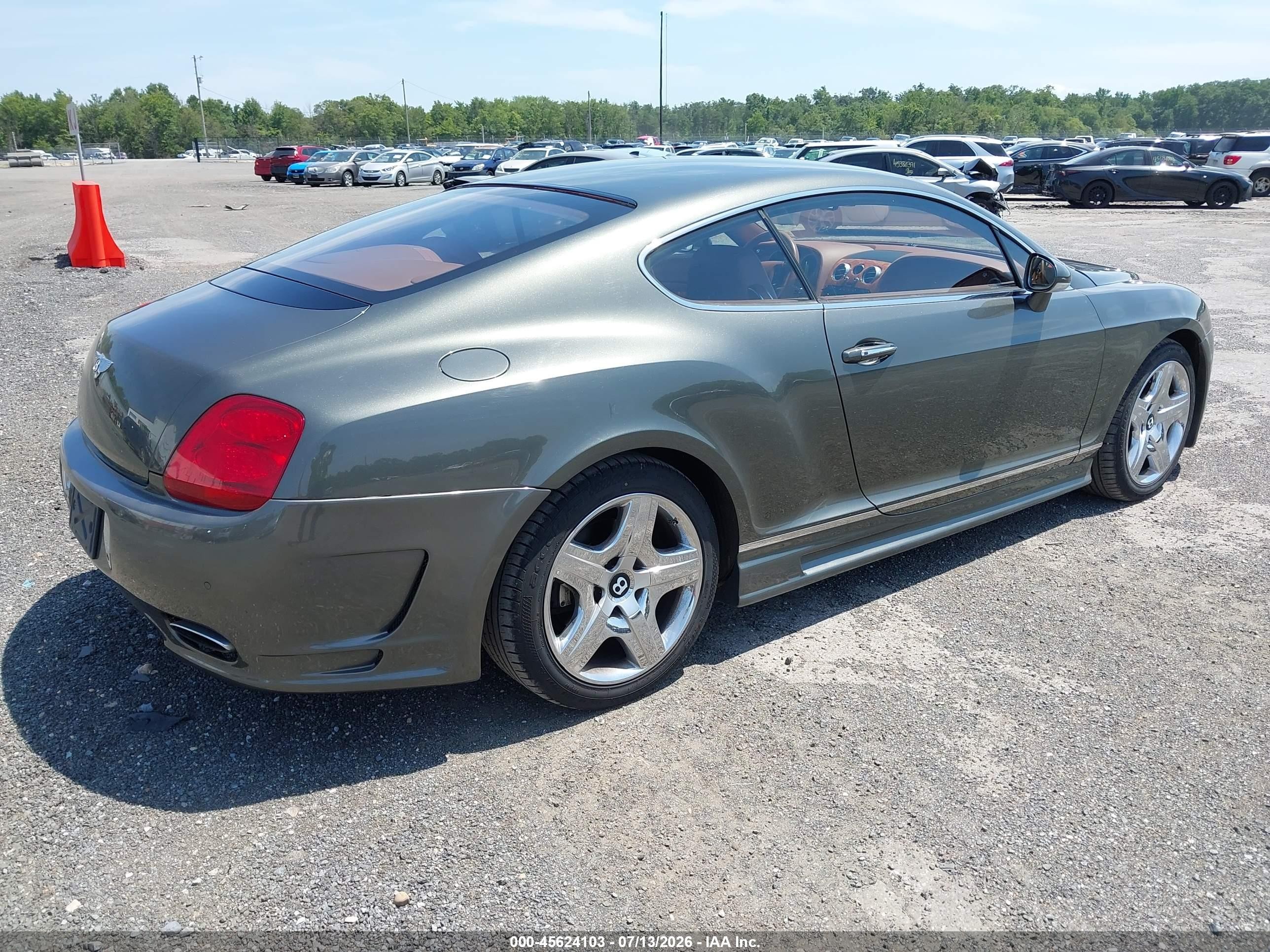 2005 Bentley Continental Gt   Серый vin: SCBCR63W45C024347