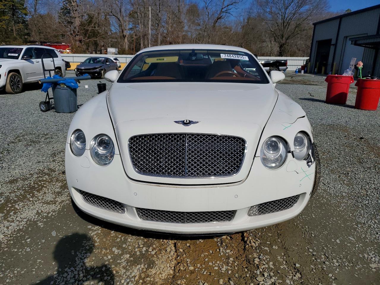 2005 Bentley Continental Gt Белый vin: SCBCR63W65C028108