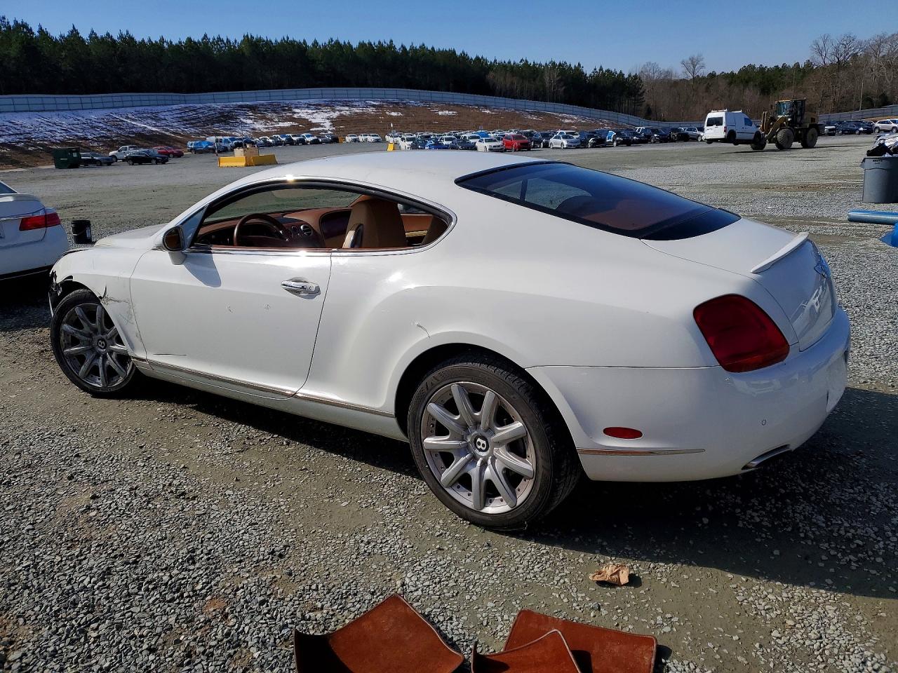 2005 Bentley Continental Gt Белый vin: SCBCR63W65C028108