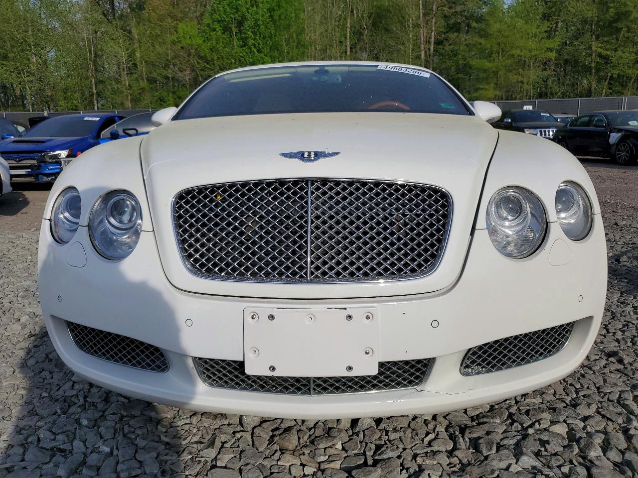 2006 Bentley Continental Gt Белый vin: SCBCR63W66C032452