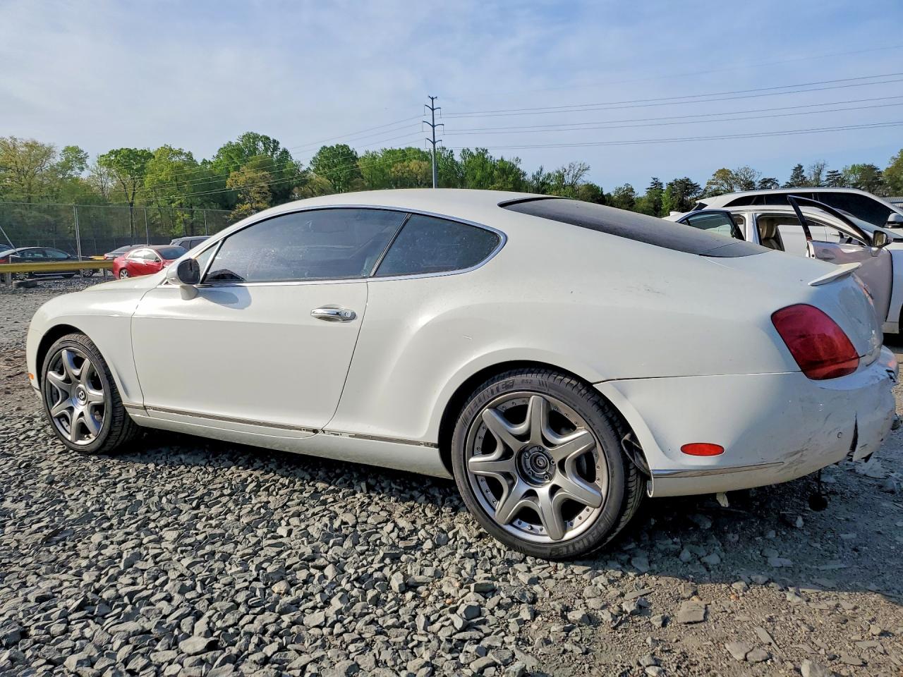2006 Bentley Continental Gt Белый vin: SCBCR63W66C032452
