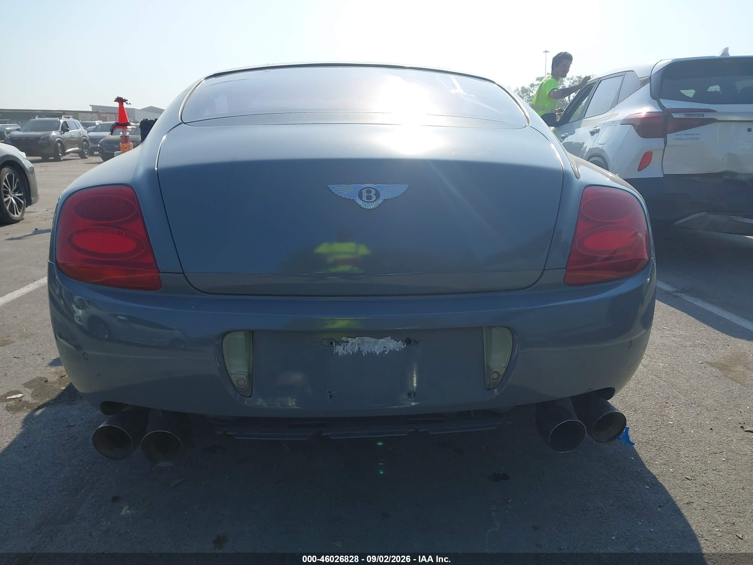 2005 Bentley Continental Gt   Серый vin: SCBCR63W85C030040