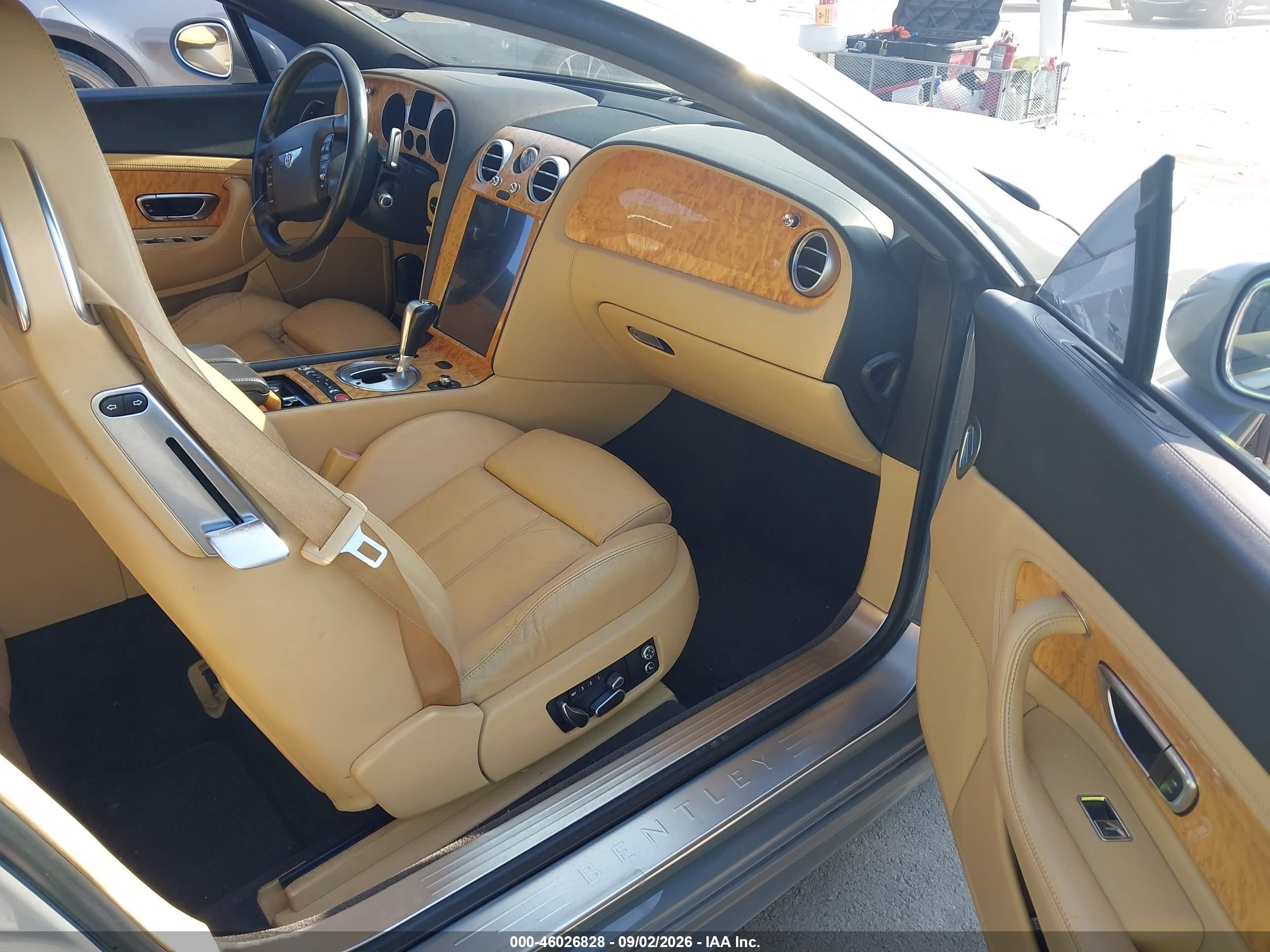 2005 Bentley Continental Gt   Серый vin: SCBCR63W85C030040