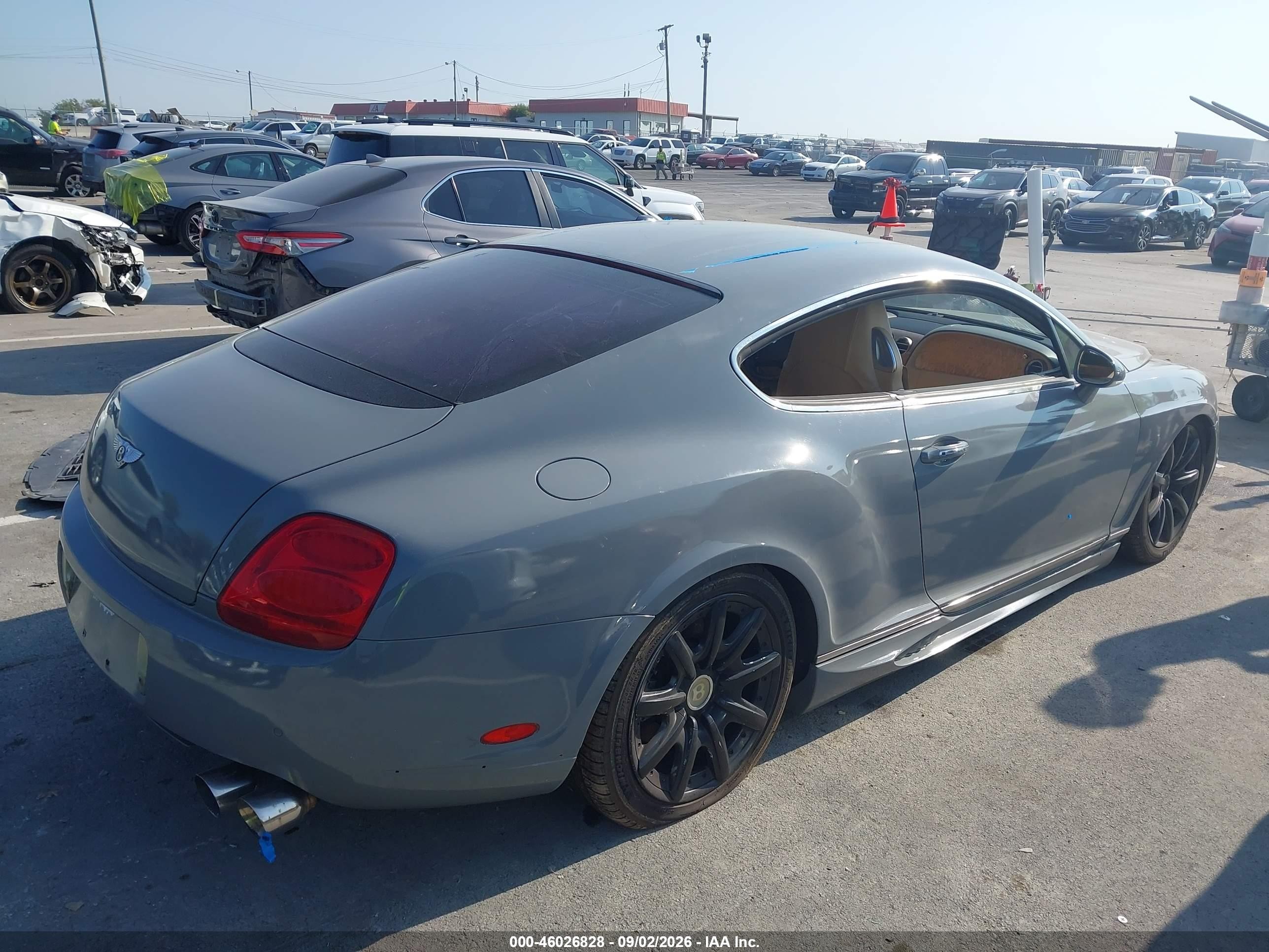 2005 Bentley Continental Gt   Серый vin: SCBCR63W85C030040