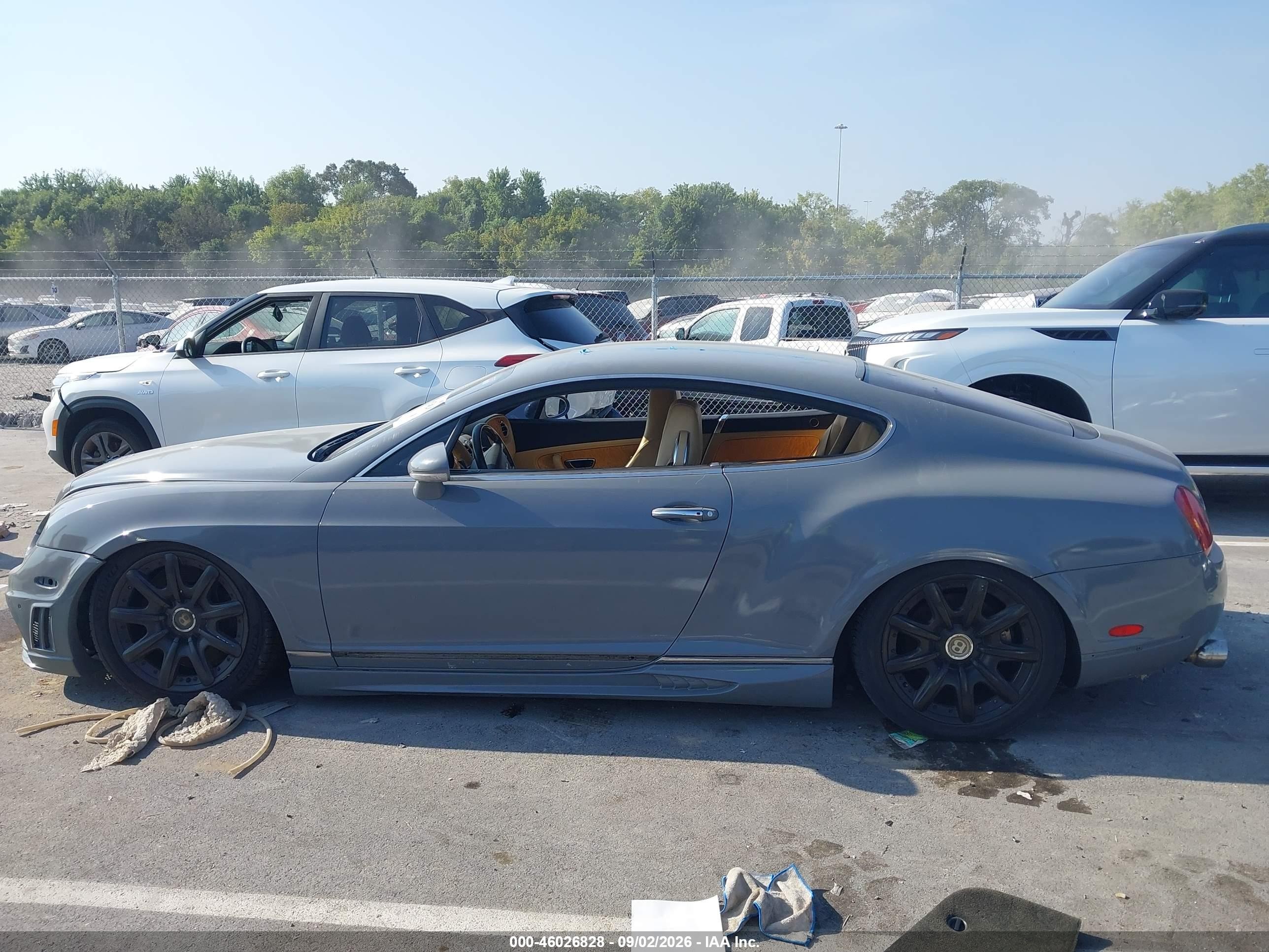2005 Bentley Continental Gt   Серый vin: SCBCR63W85C030040