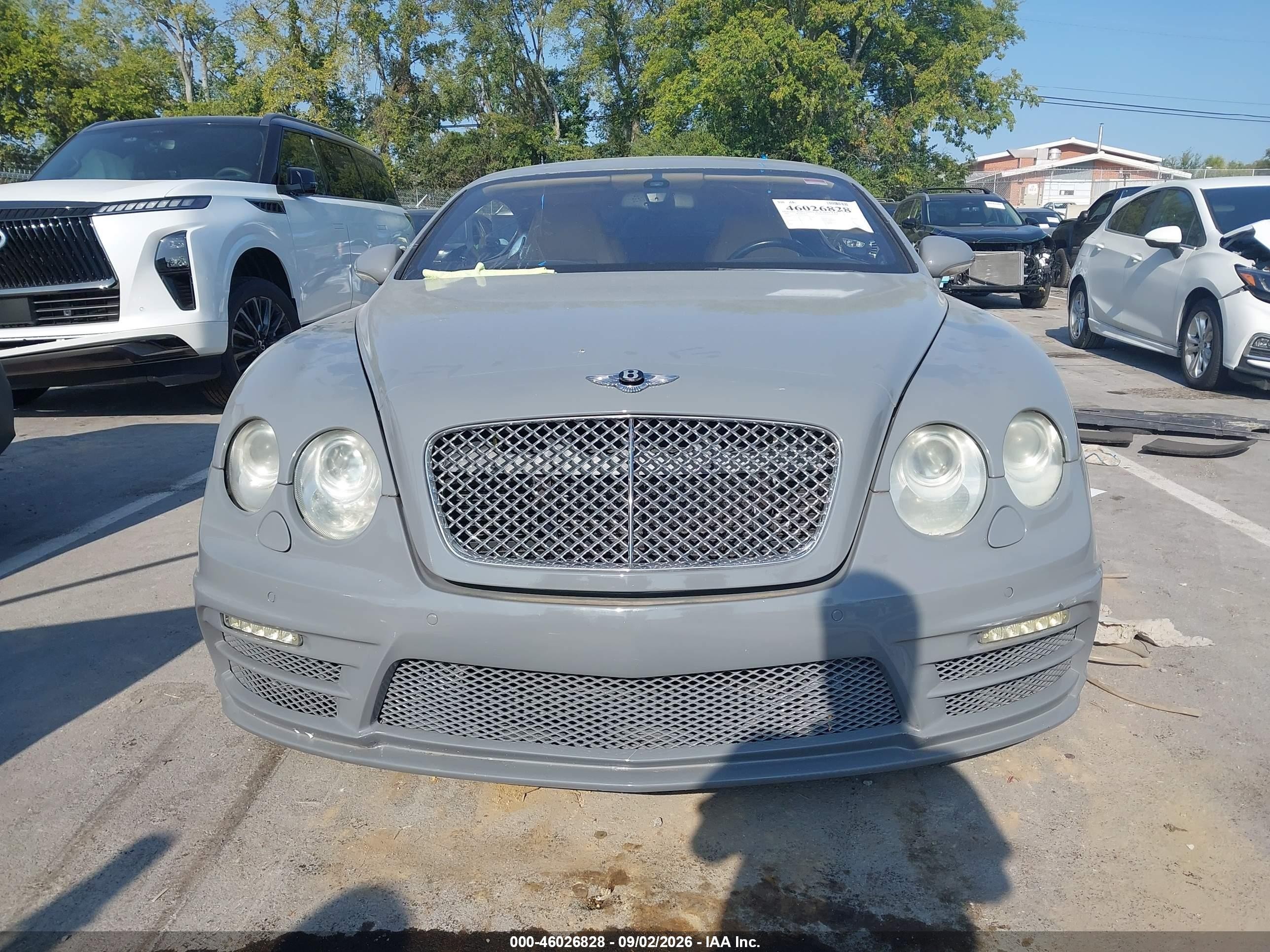 2005 Bentley Continental Gt   Серый vin: SCBCR63W85C030040