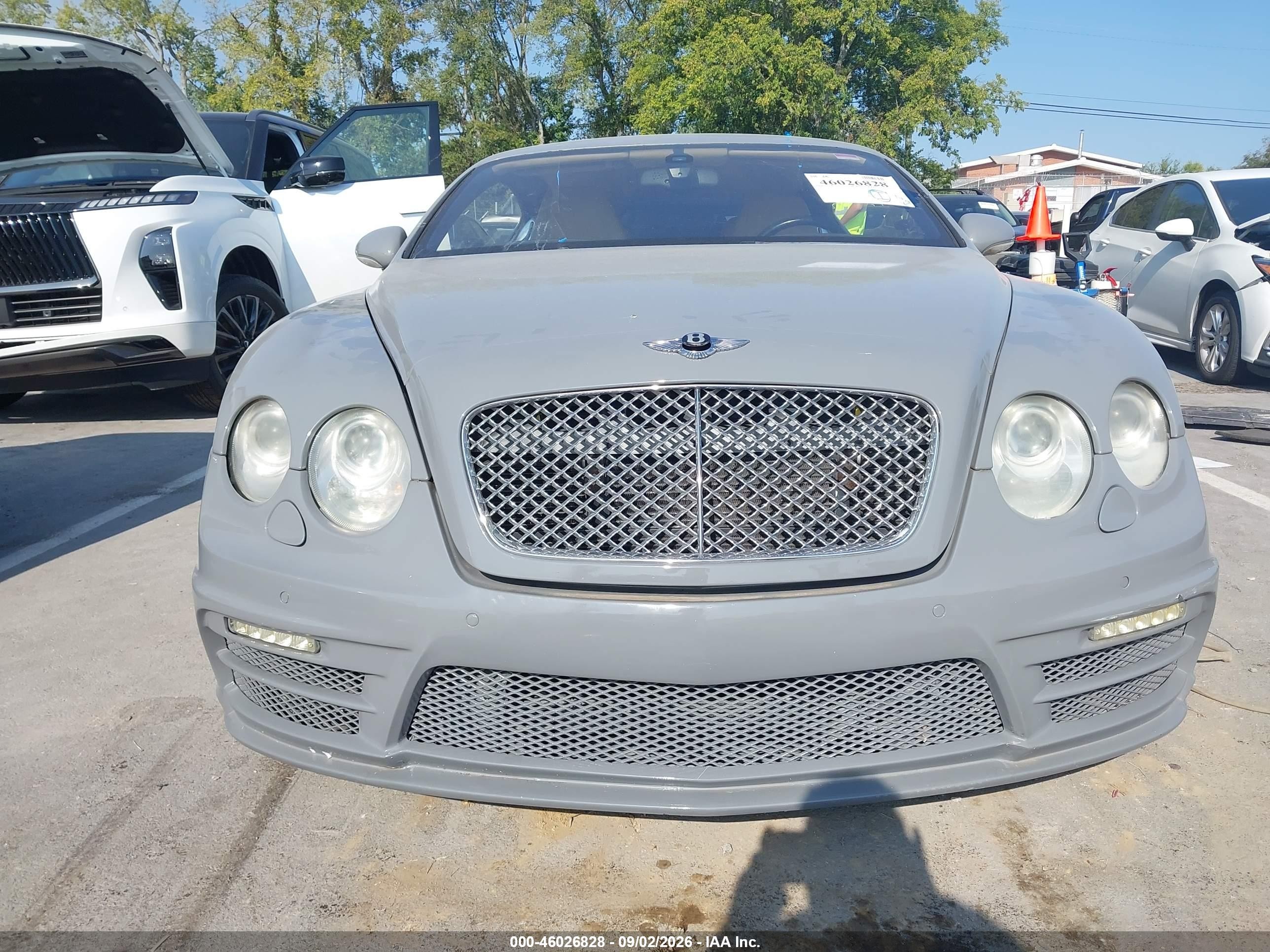 2005 Bentley Continental Gt   Серый vin: SCBCR63W85C030040