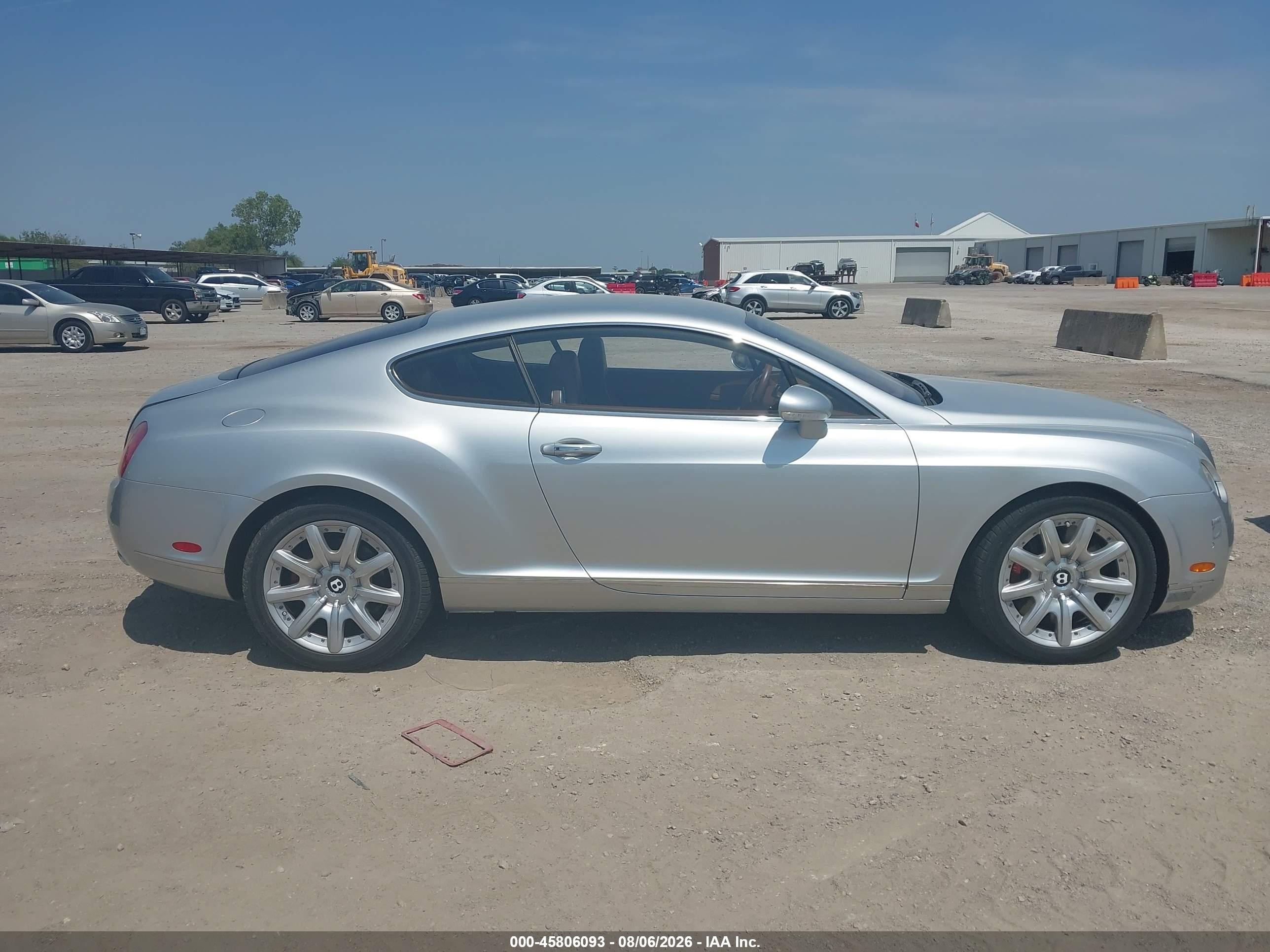 2005 Bentley Continental Gt   Silver vin: SCBCR63W95C024943