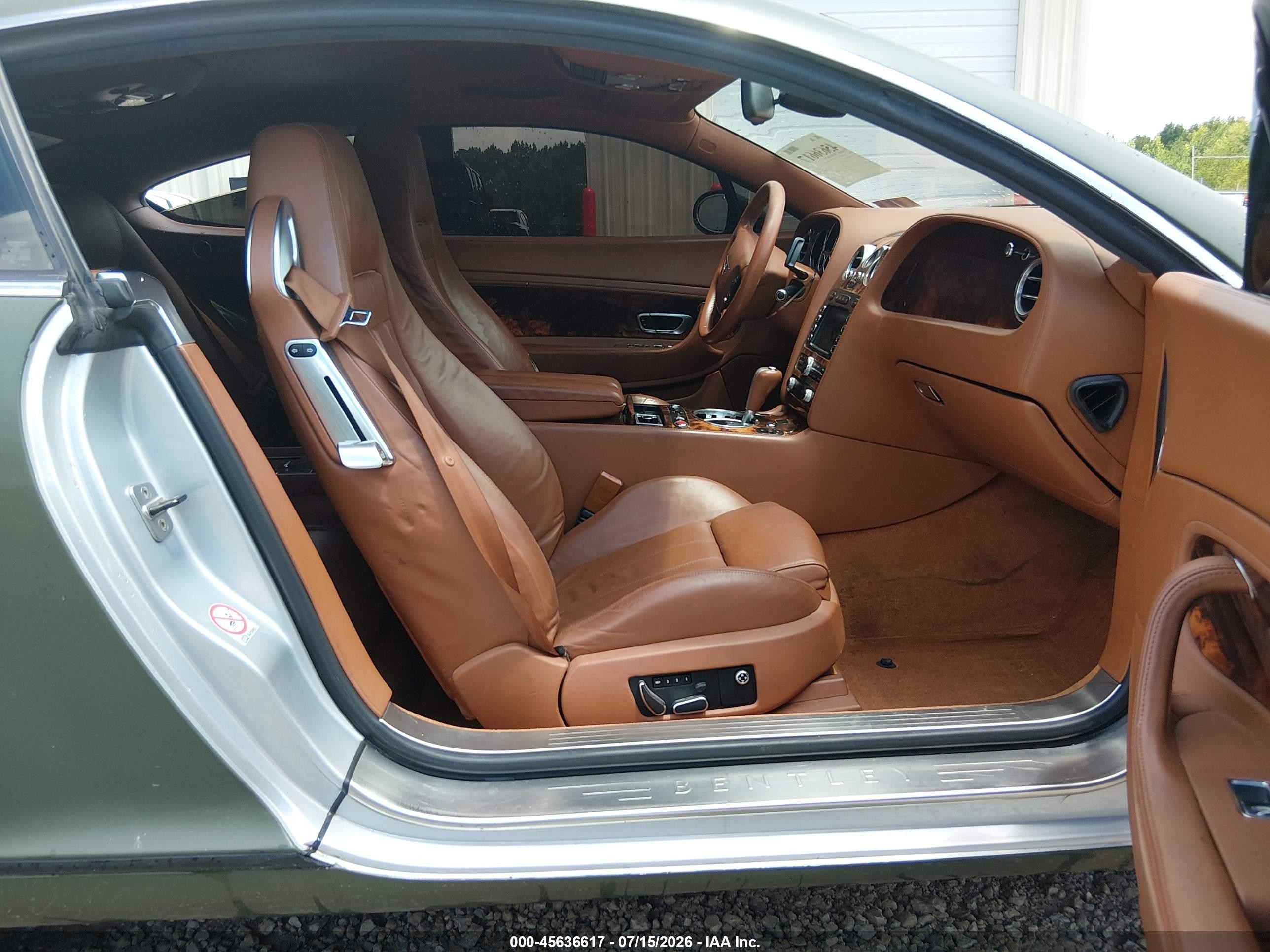 2005 Bentley Continental Gt   Green vin: SCBCR63W95C027597