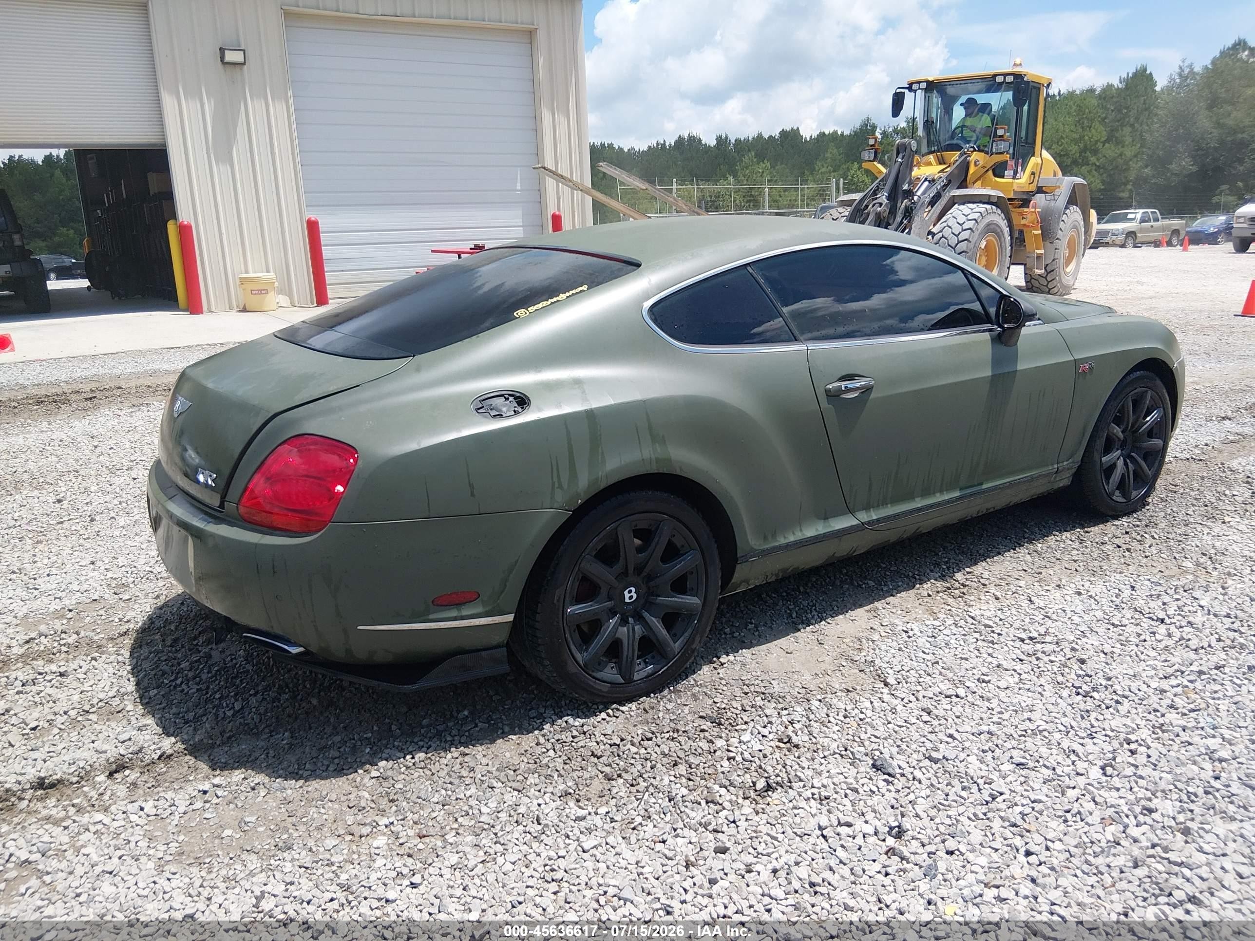 2005 Bentley Continental Gt   Green vin: SCBCR63W95C027597