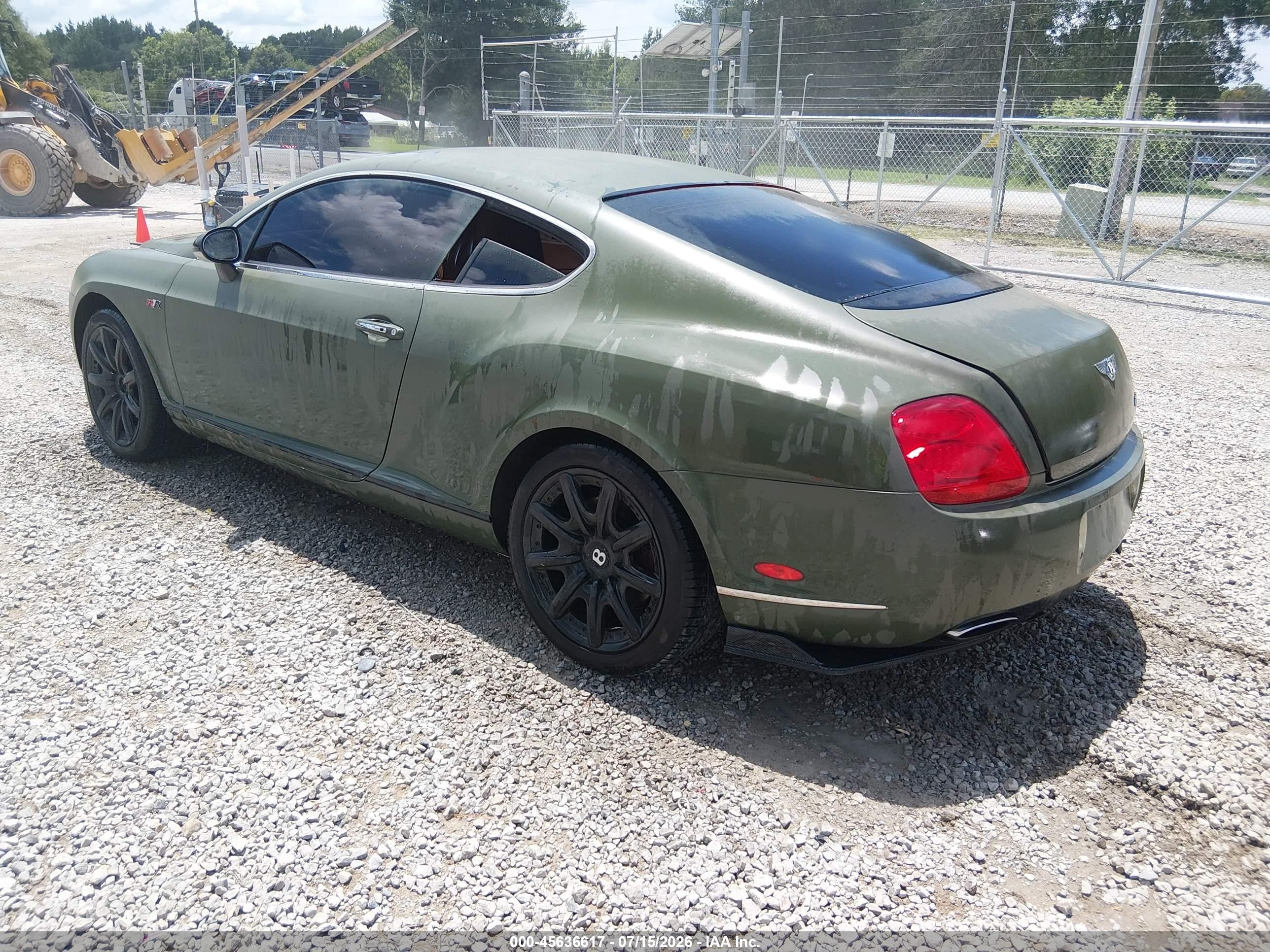 2005 Bentley Continental Gt   Green vin: SCBCR63W95C027597