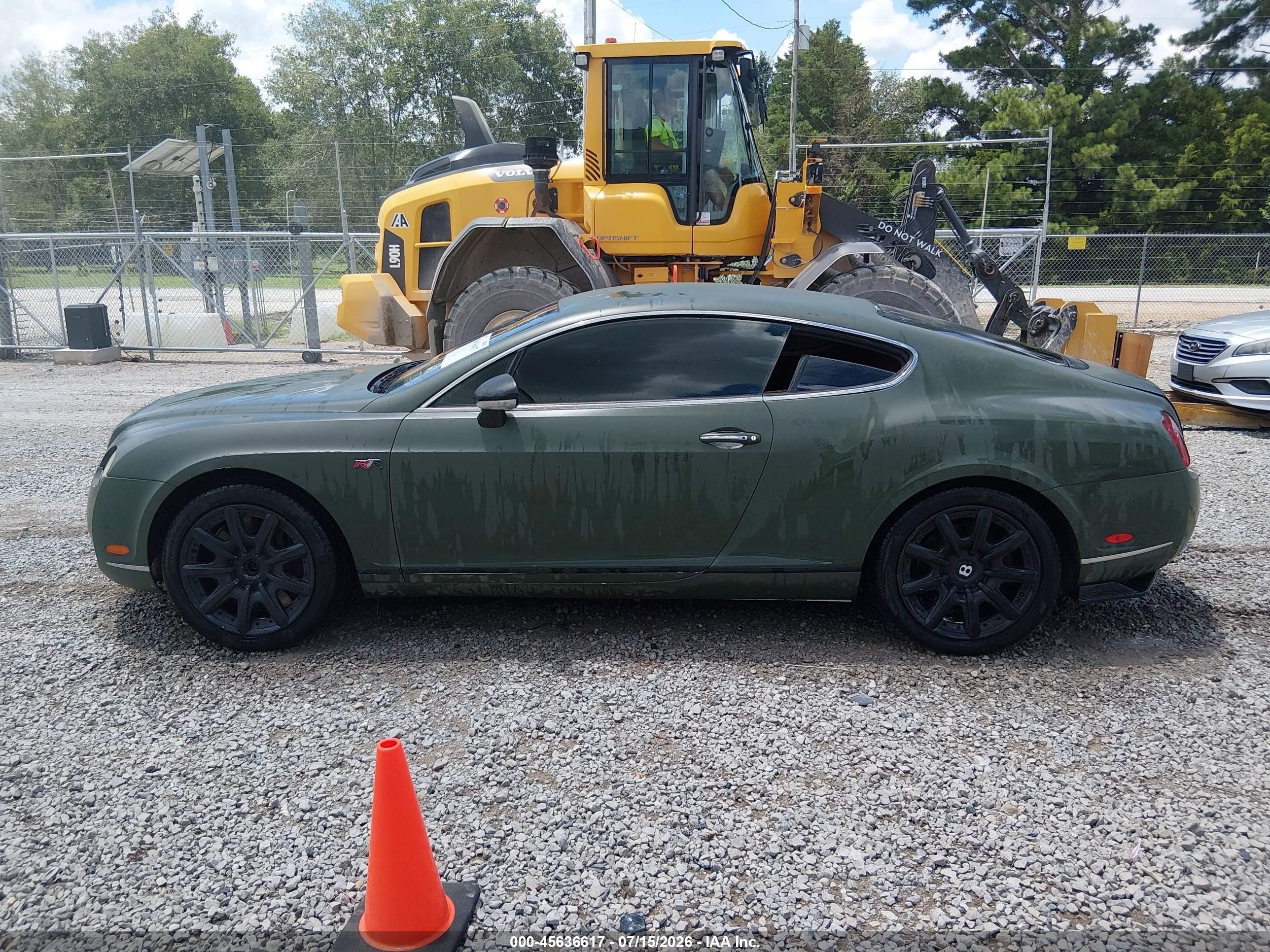 2005 Bentley Continental Gt   Green vin: SCBCR63W95C027597