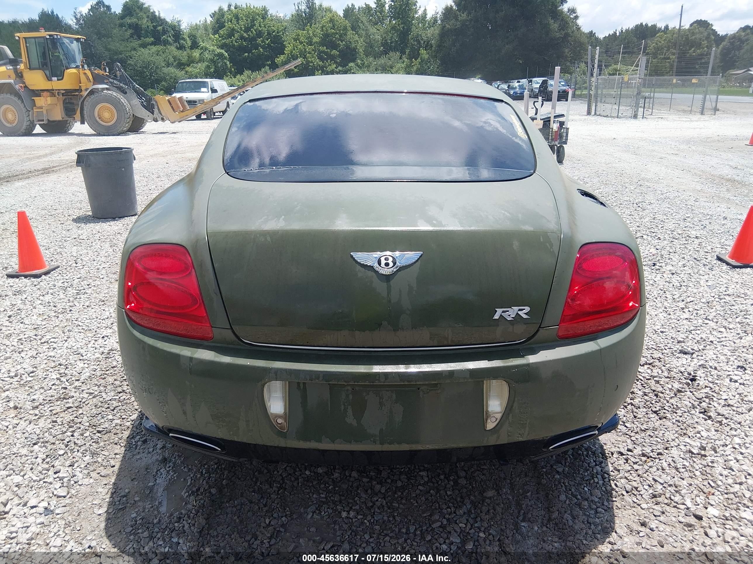 2005 Bentley Continental Gt   Green vin: SCBCR63W95C027597