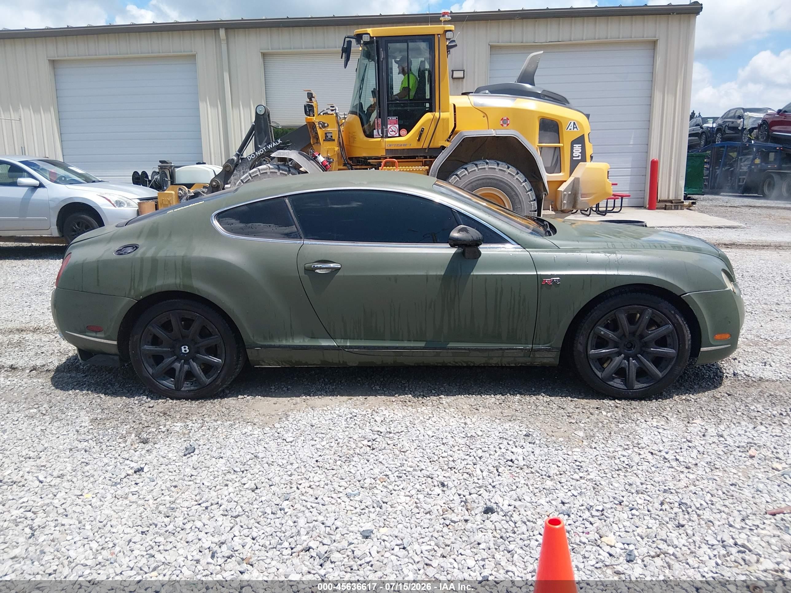 2005 Bentley Continental Gt   Green vin: SCBCR63W95C027597
