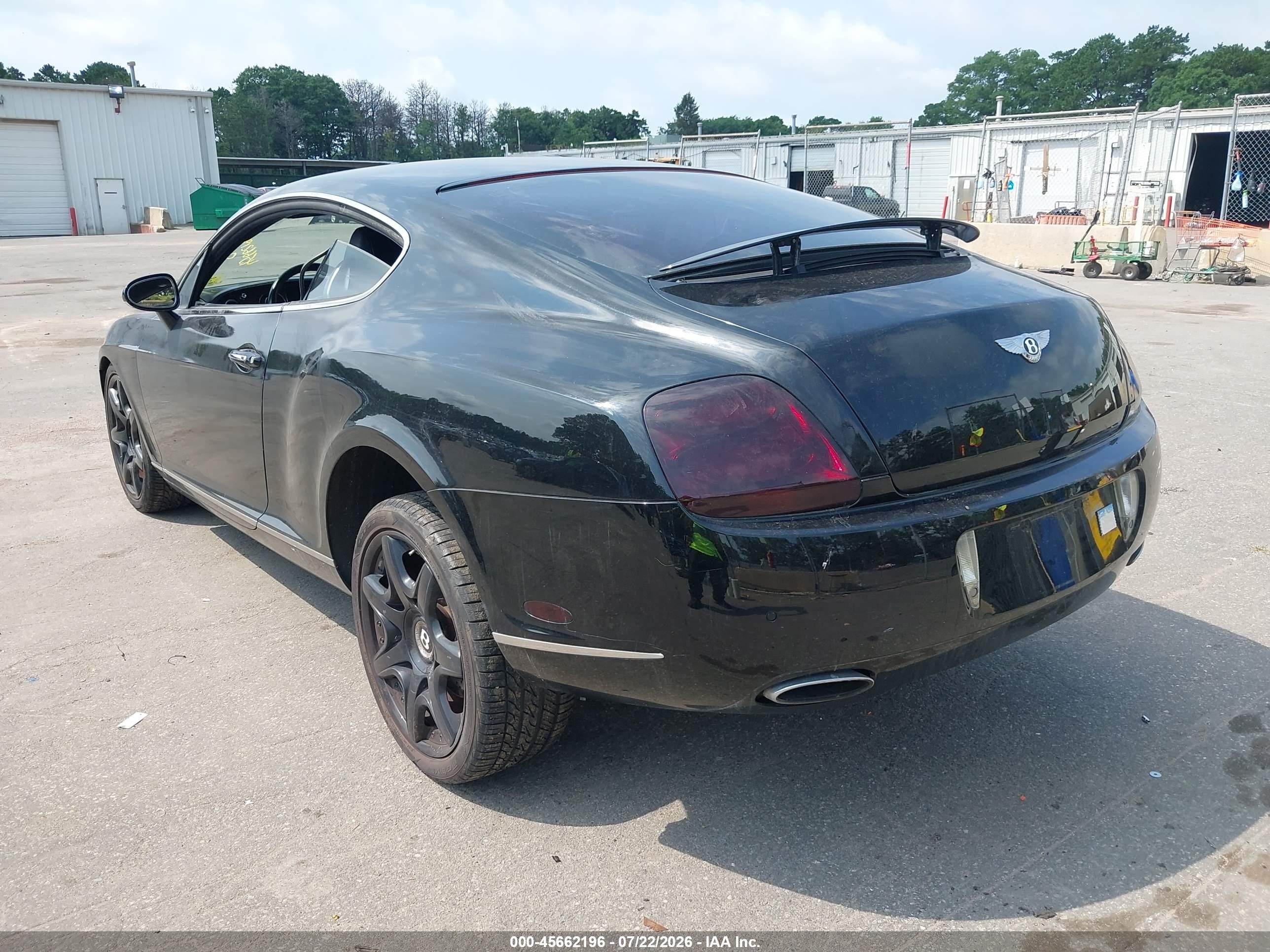 2006 Bentley Continental Gt Black vin: SCBCR63W96C037676