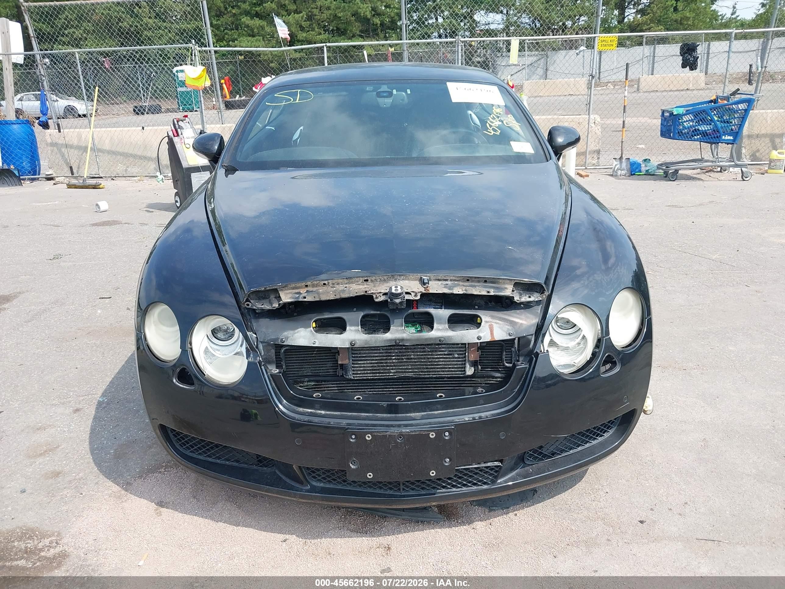 2006 Bentley Continental Gt Black vin: SCBCR63W96C037676