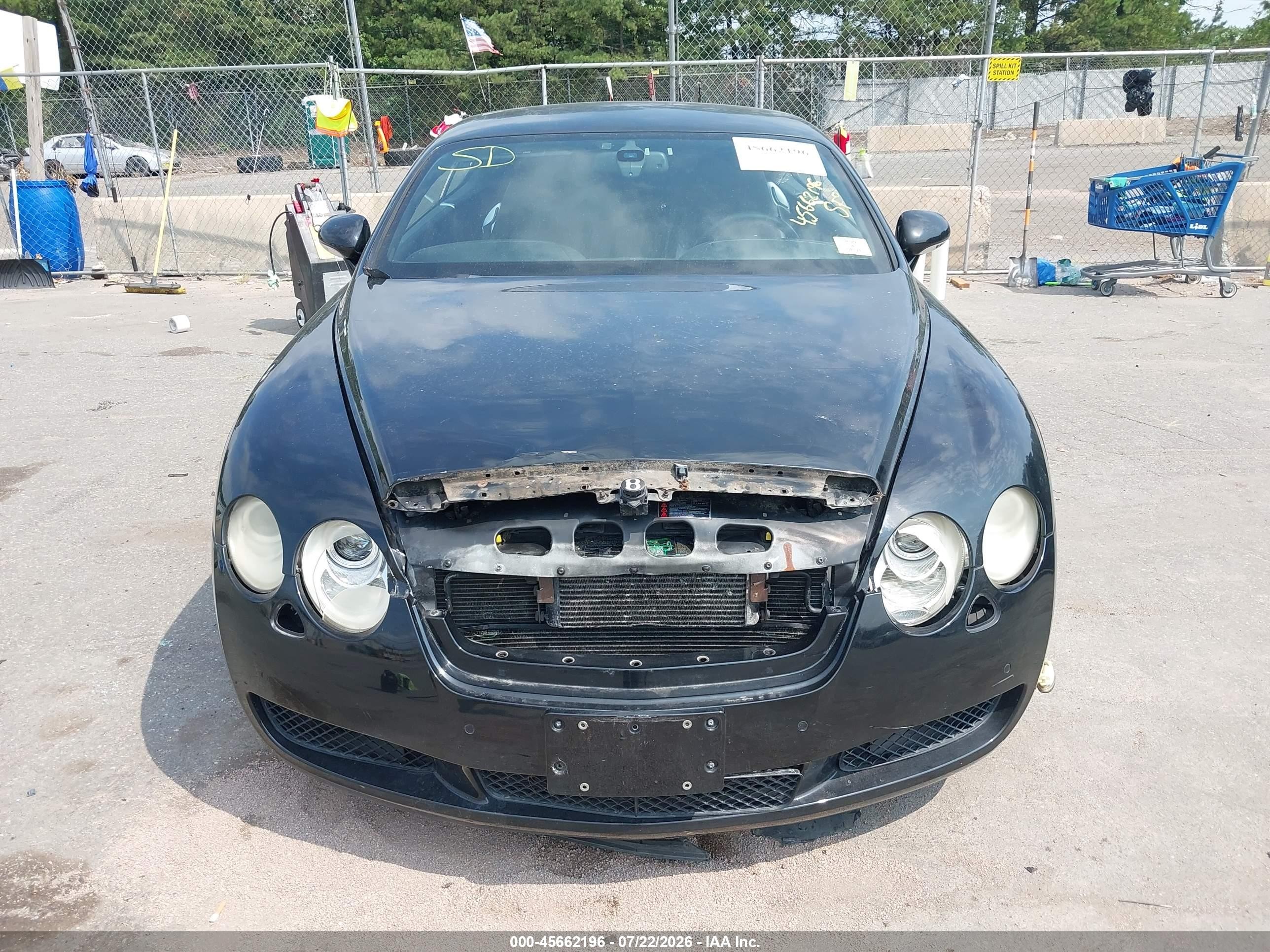2006 Bentley Continental Gt Black vin: SCBCR63W96C037676