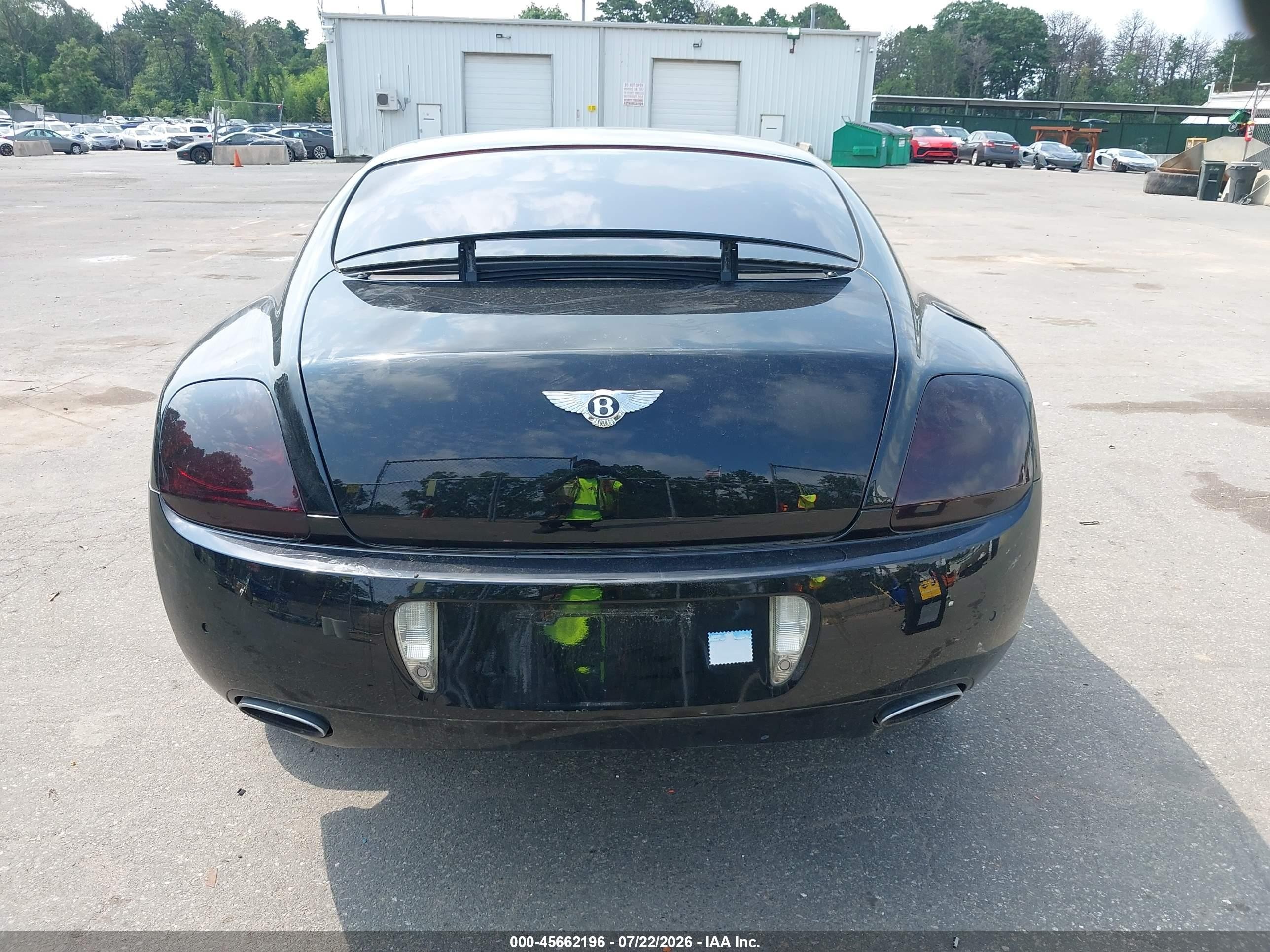 2006 Bentley Continental Gt Black vin: SCBCR63W96C037676