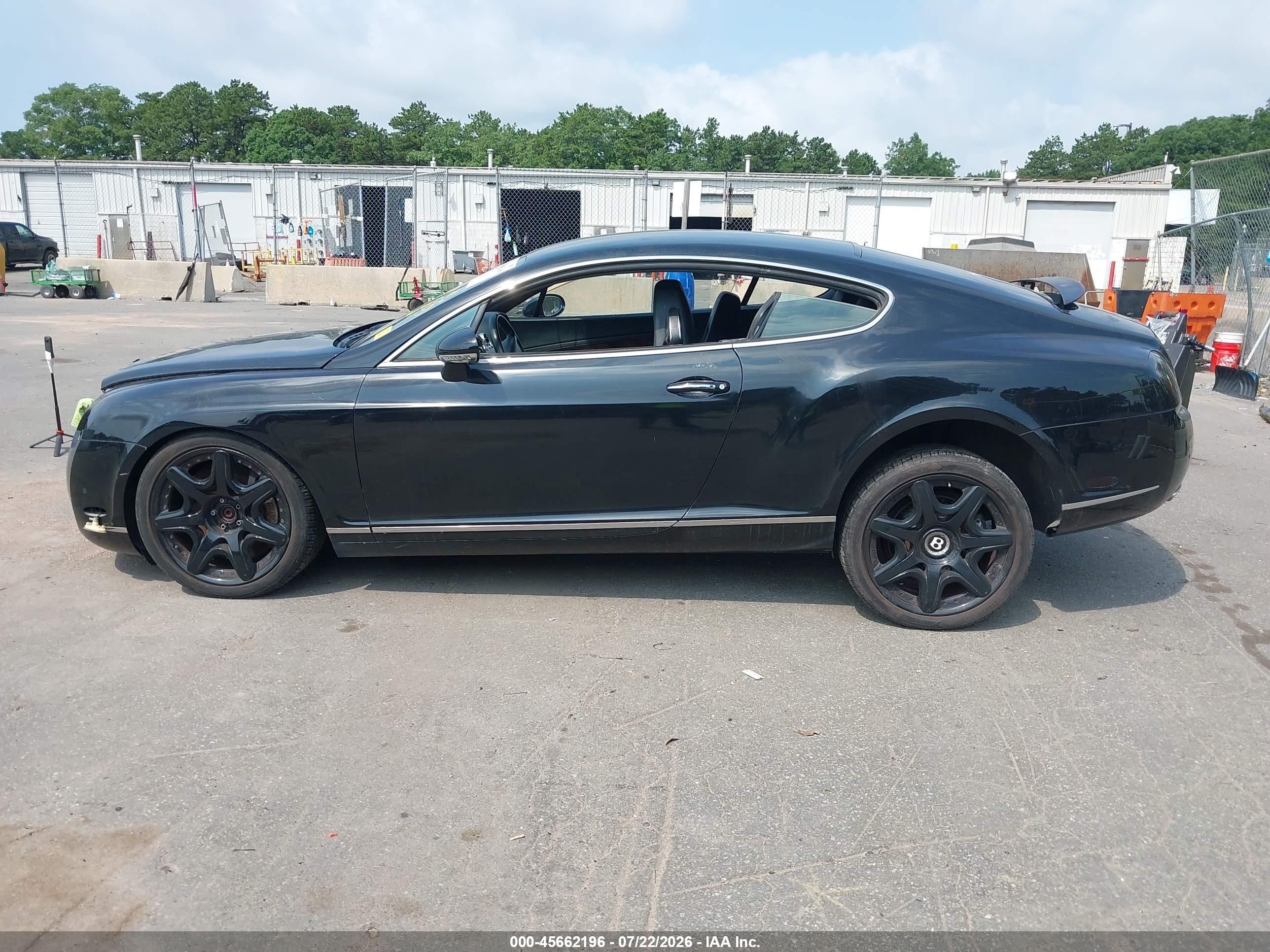 2006 Bentley Continental Gt Black vin: SCBCR63W96C037676