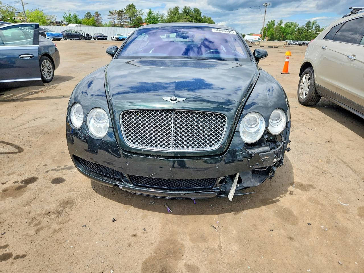 2005 Bentley Continental Gt Green vin: SCBCR63WX5C025387