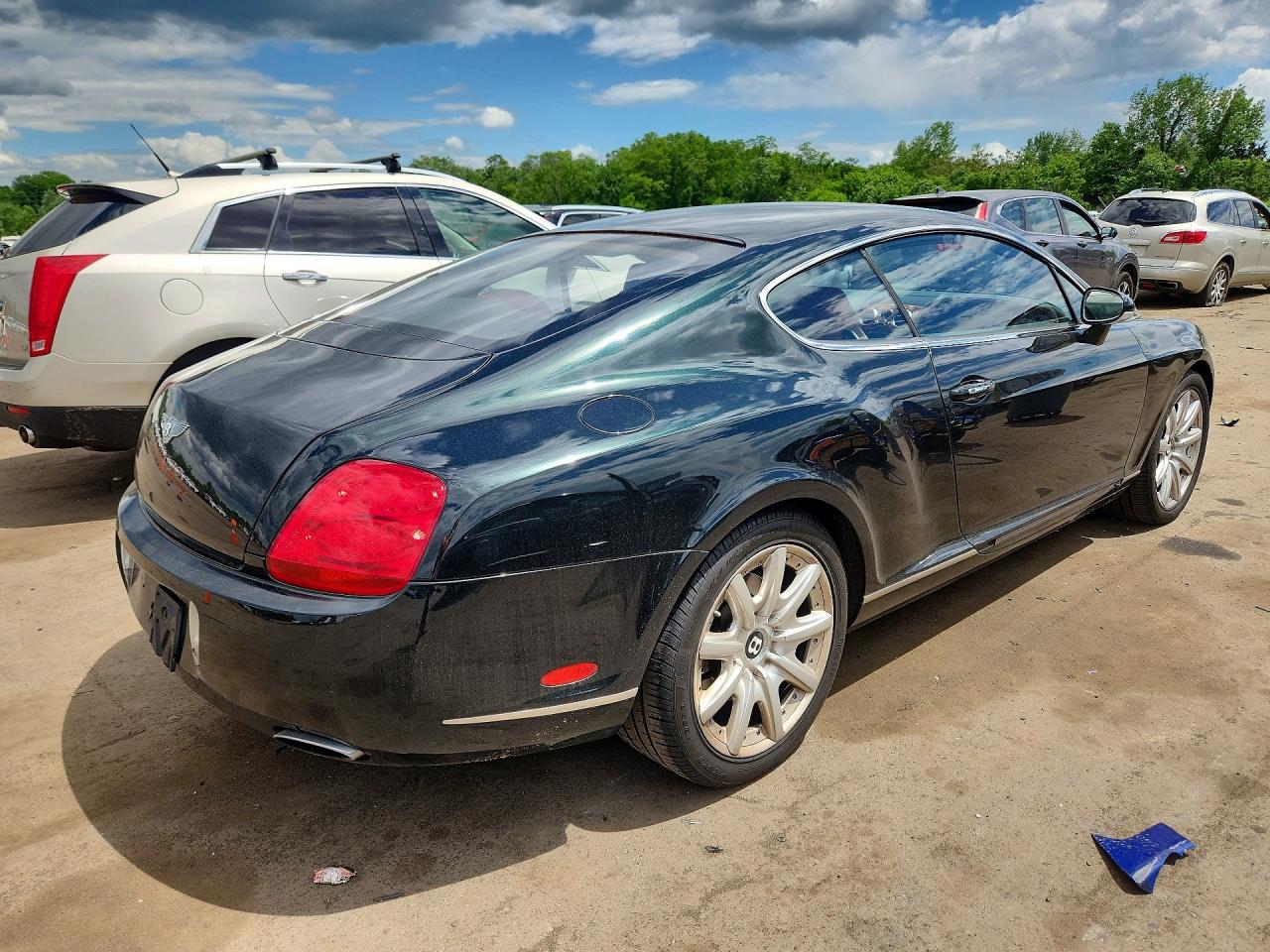 2005 Bentley Continental Gt Green vin: SCBCR63WX5C025387