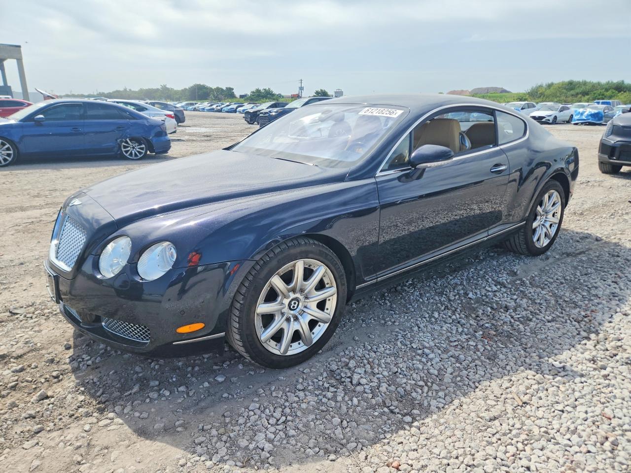 2006 Bentley Continental Gt Синий vin: SCBCR63WX6C030963