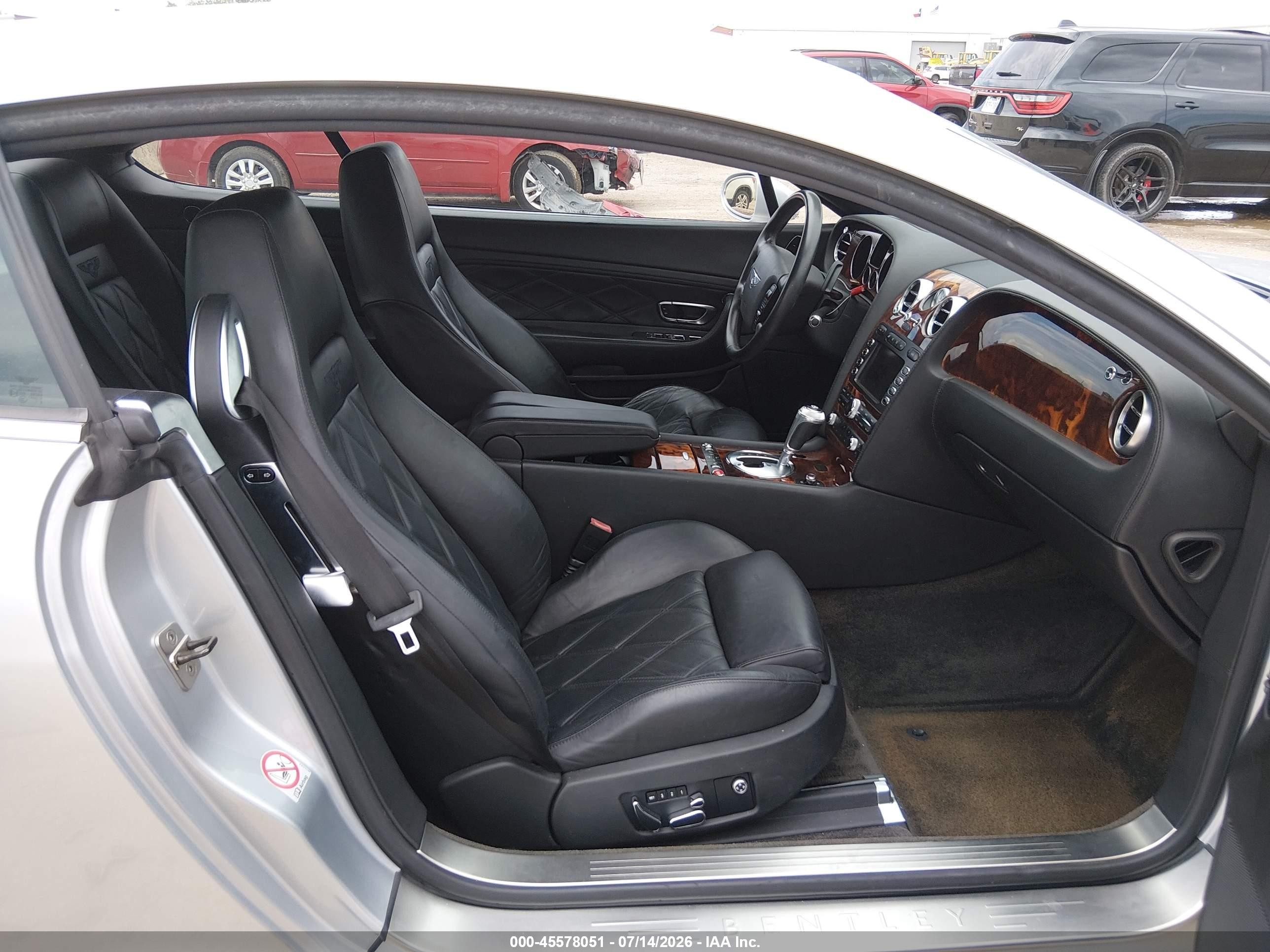 2006 Bentley Continental Gt   Silver vin: SCBCR63WX6C038108