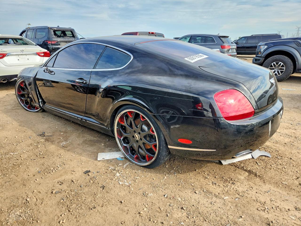 2007 Bentley Continental Gt Black vin: SCBCR73W07C045561