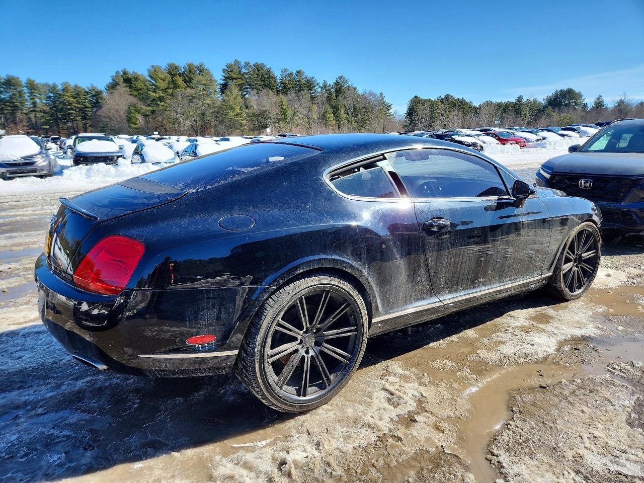 2007 Bentley Continental Gt Black vin: SCBCR73W17C040241