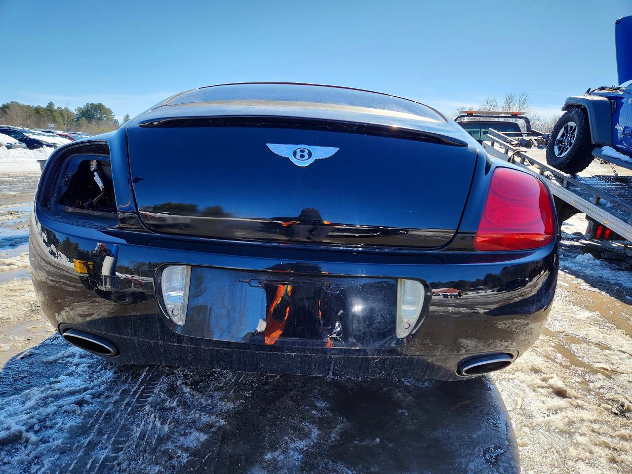 2007 Bentley Continental Gt Black vin: SCBCR73W17C040241