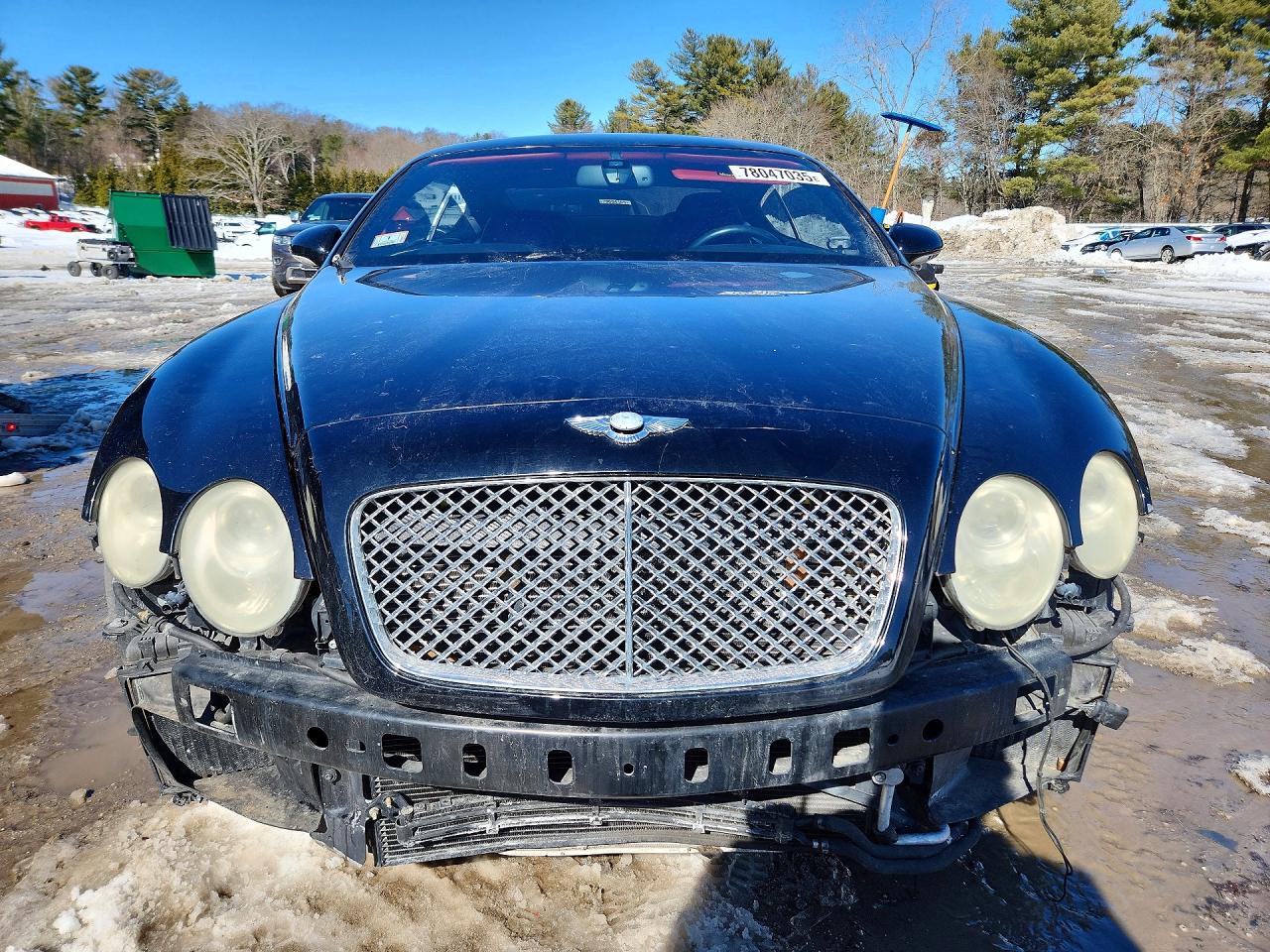 2007 Bentley Continental Gt Black vin: SCBCR73W17C040241