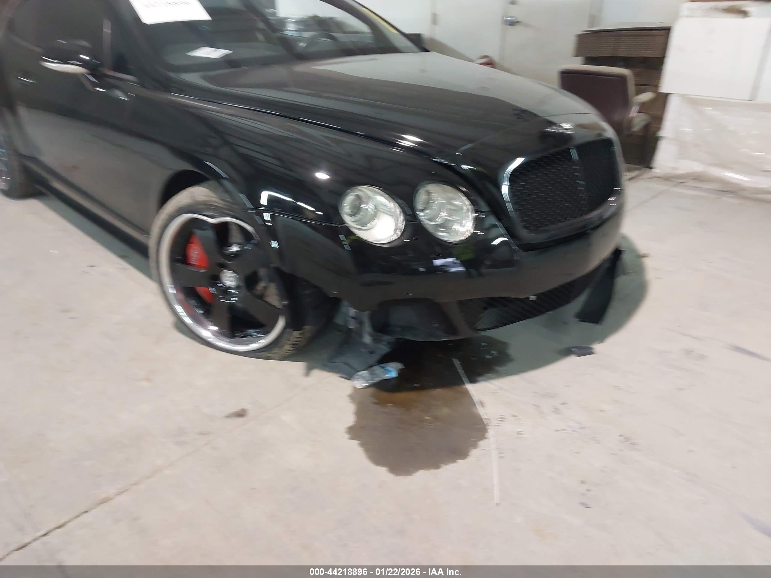 2008 Bentley Continental Gt   Black vin: SCBCR73W48C057147