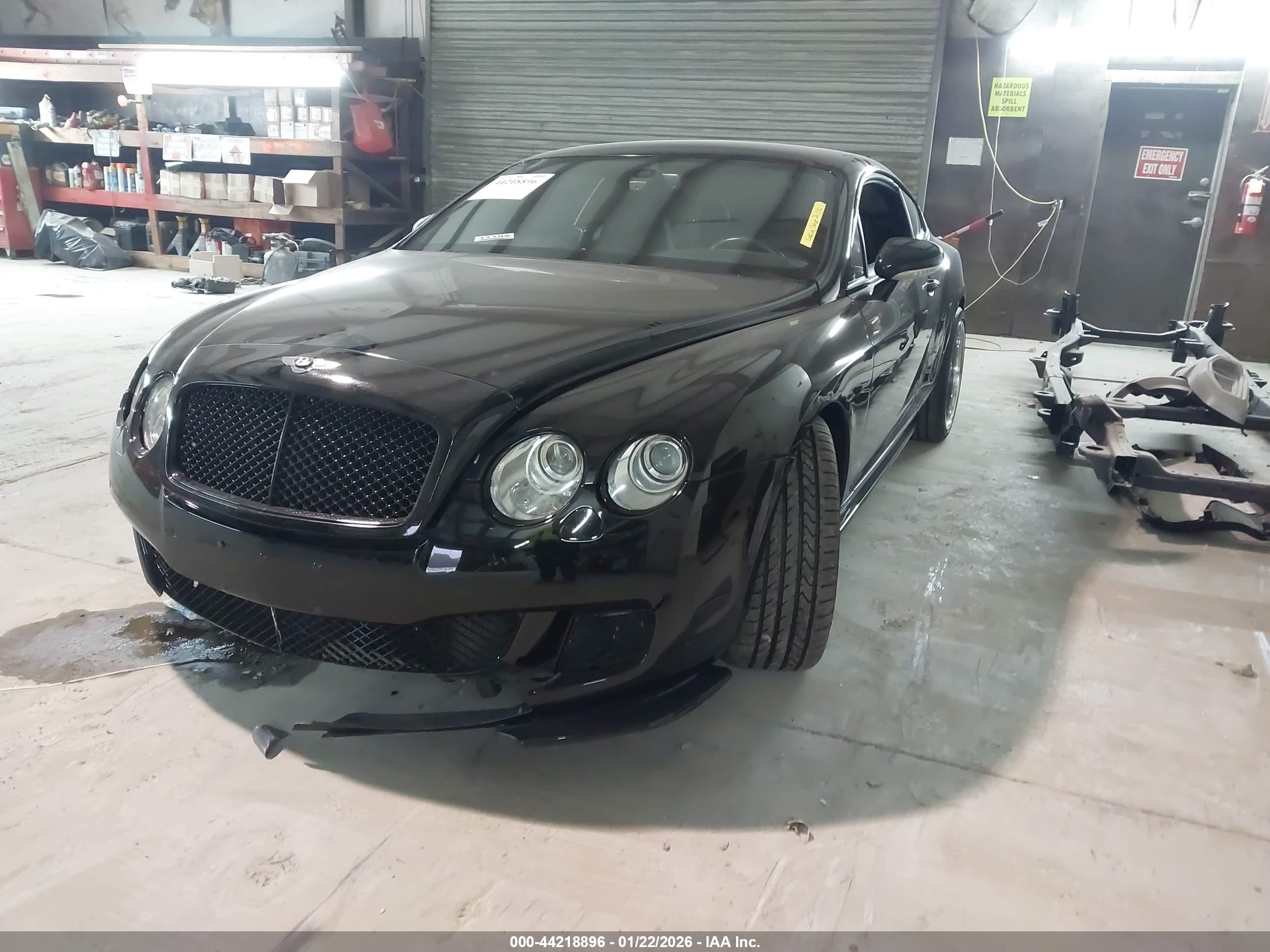 2008 Bentley Continental Gt   Black vin: SCBCR73W48C057147