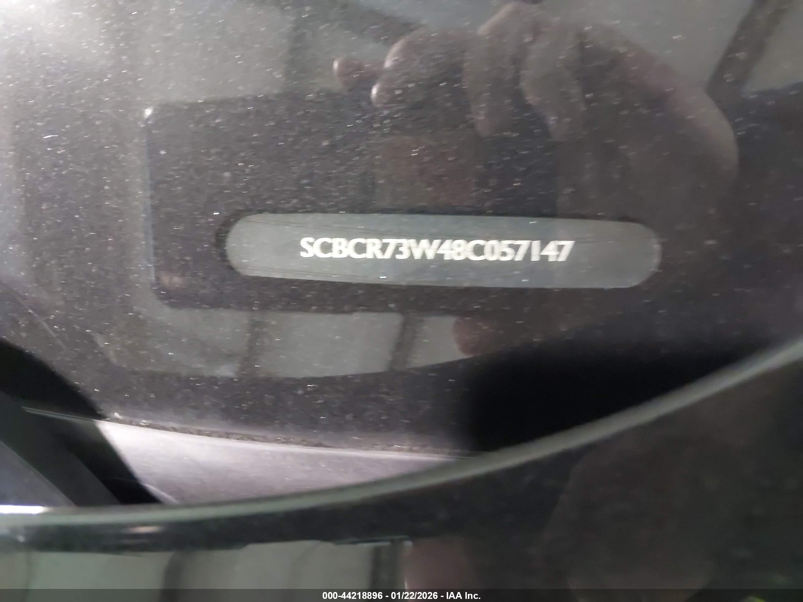 2008 Bentley Continental Gt   Black vin: SCBCR73W48C057147