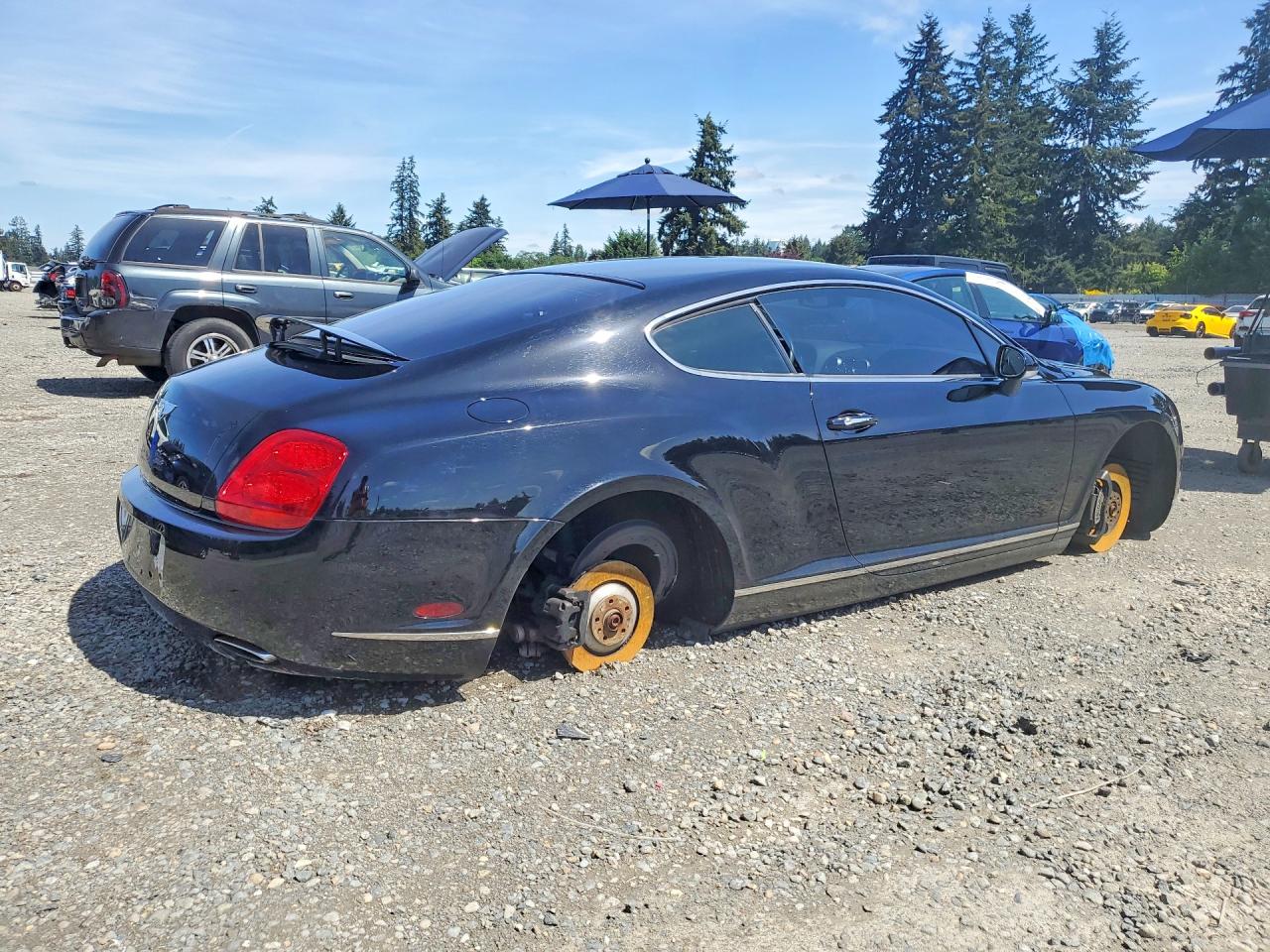 2007 Bentley Continental Gt Black vin: SCBCR73W67C045306